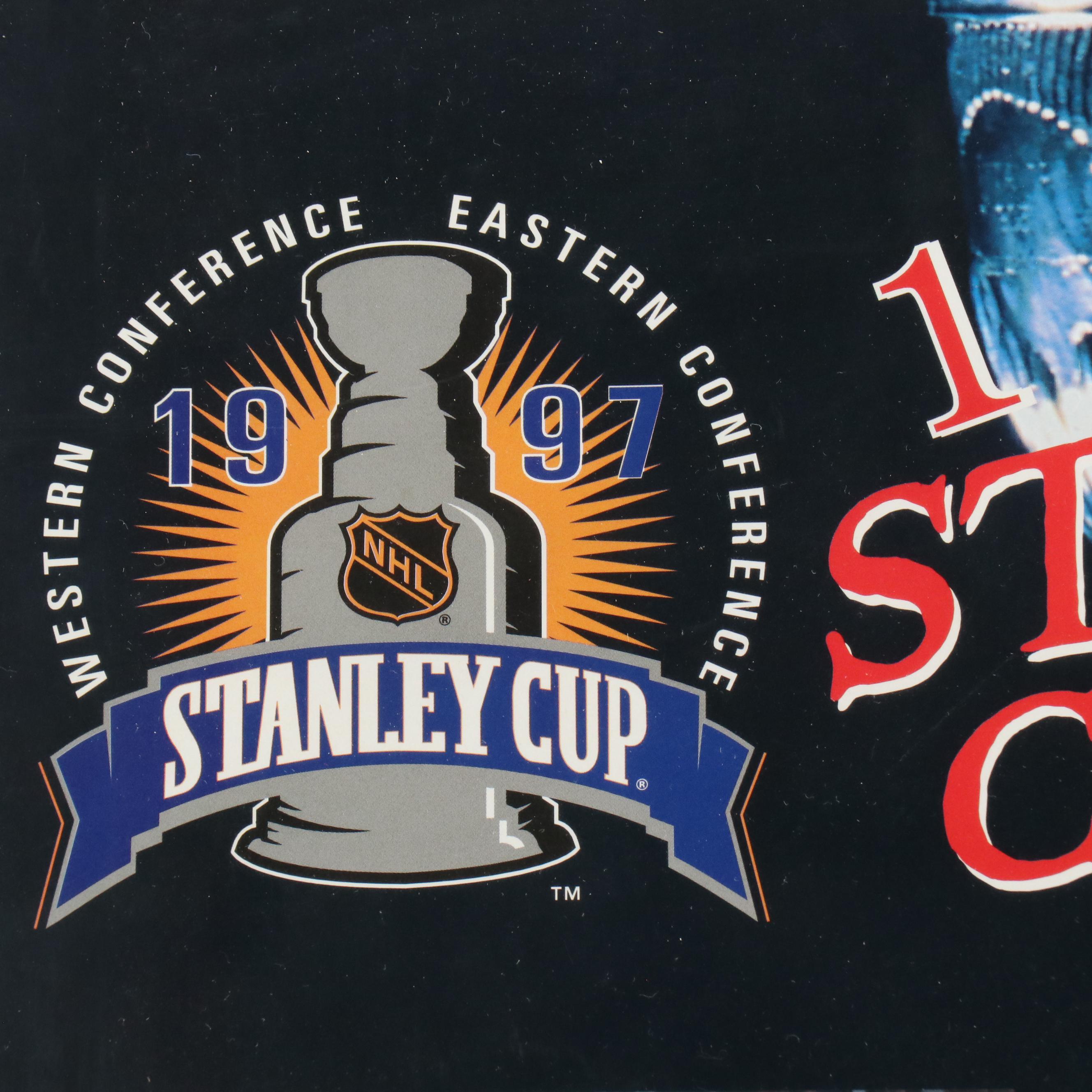 Detroit Red Wings 1997 Stanley Cup Champions Poster and Group Photo