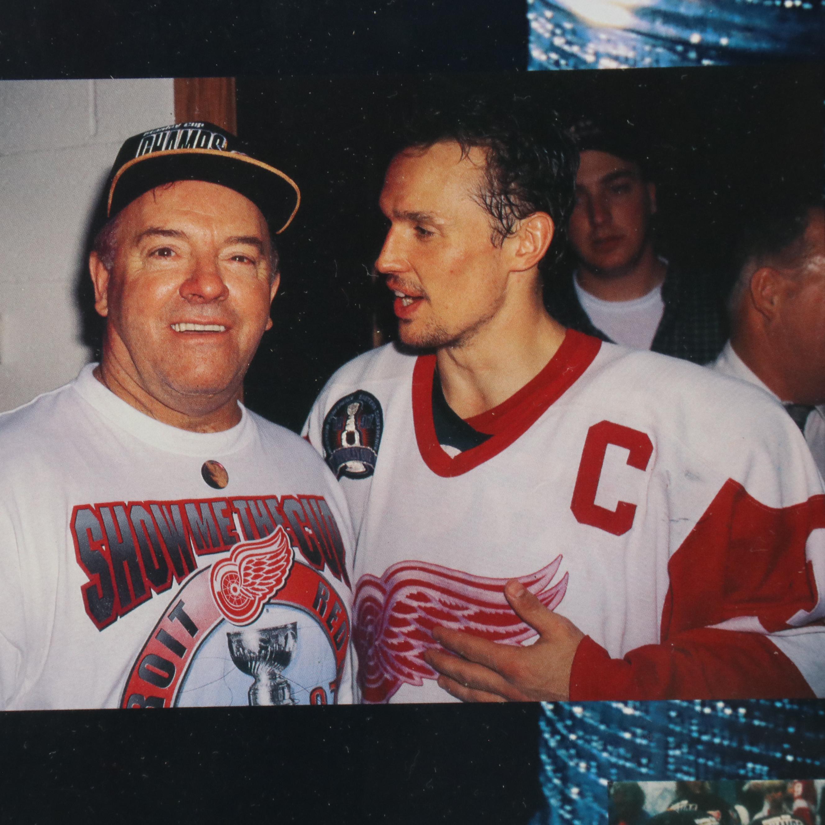 Detroit Red Wings 1997 Stanley Cup Champions Poster and Group Photo