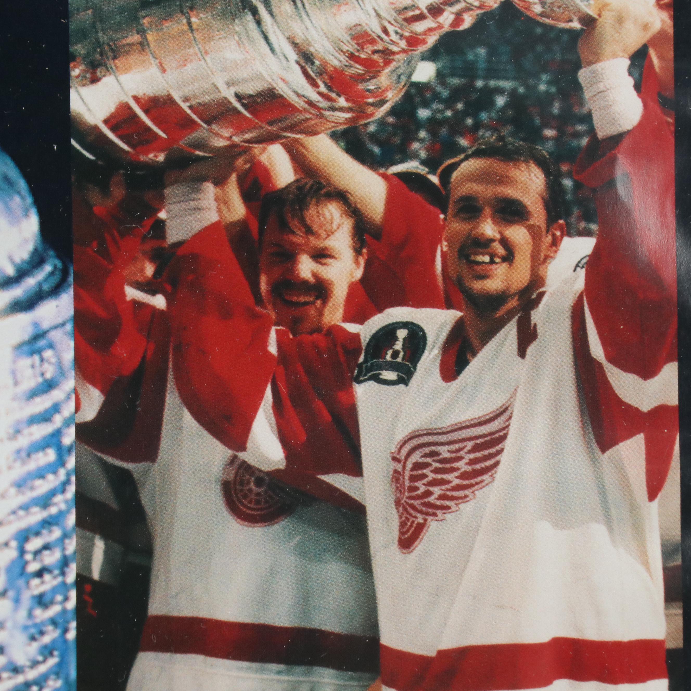 Detroit Red Wings 1997 Stanley Cup Champions Poster and Group Photo