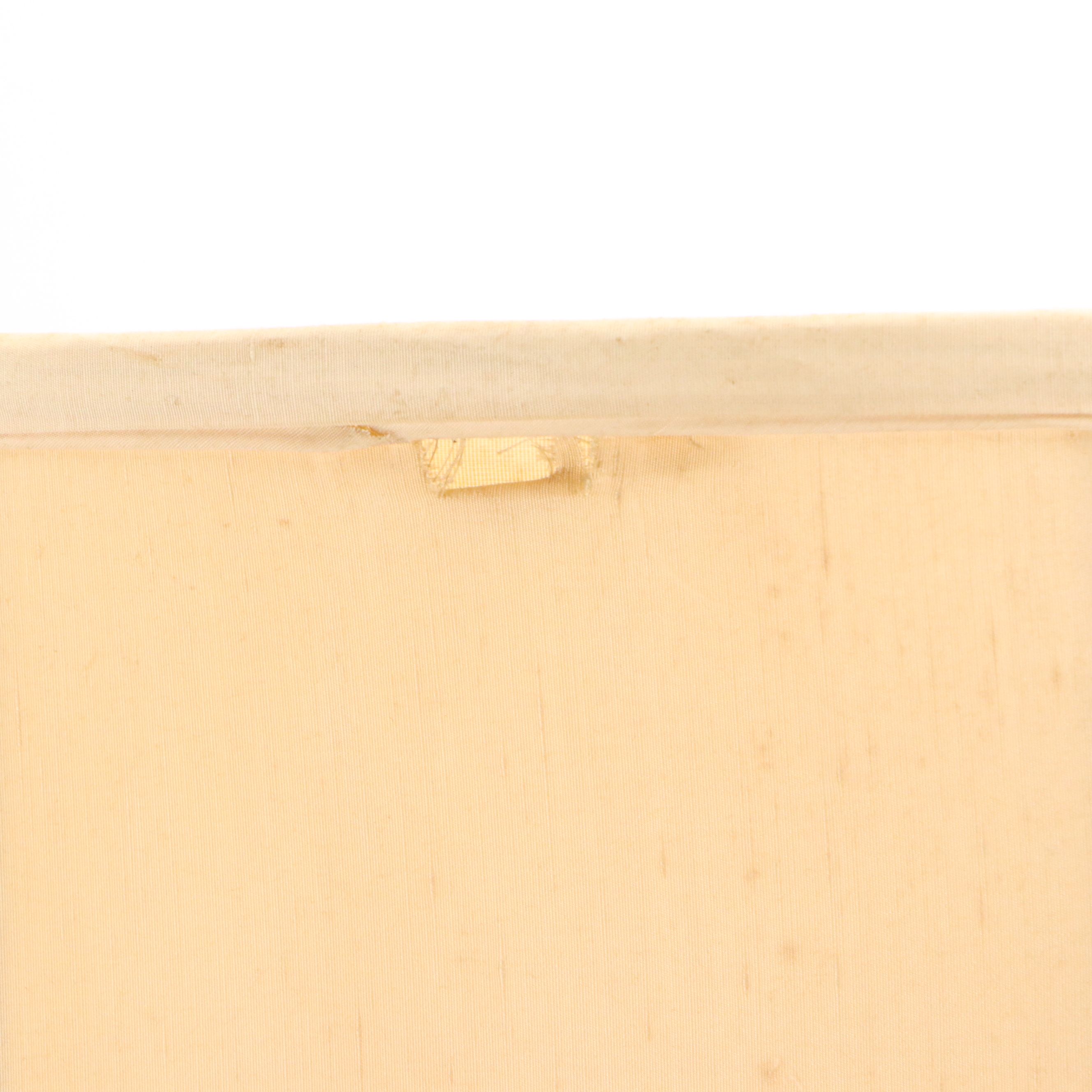 Hollywood Regency Style Figural Lamp with Paneled Drum Shade, 20th C.