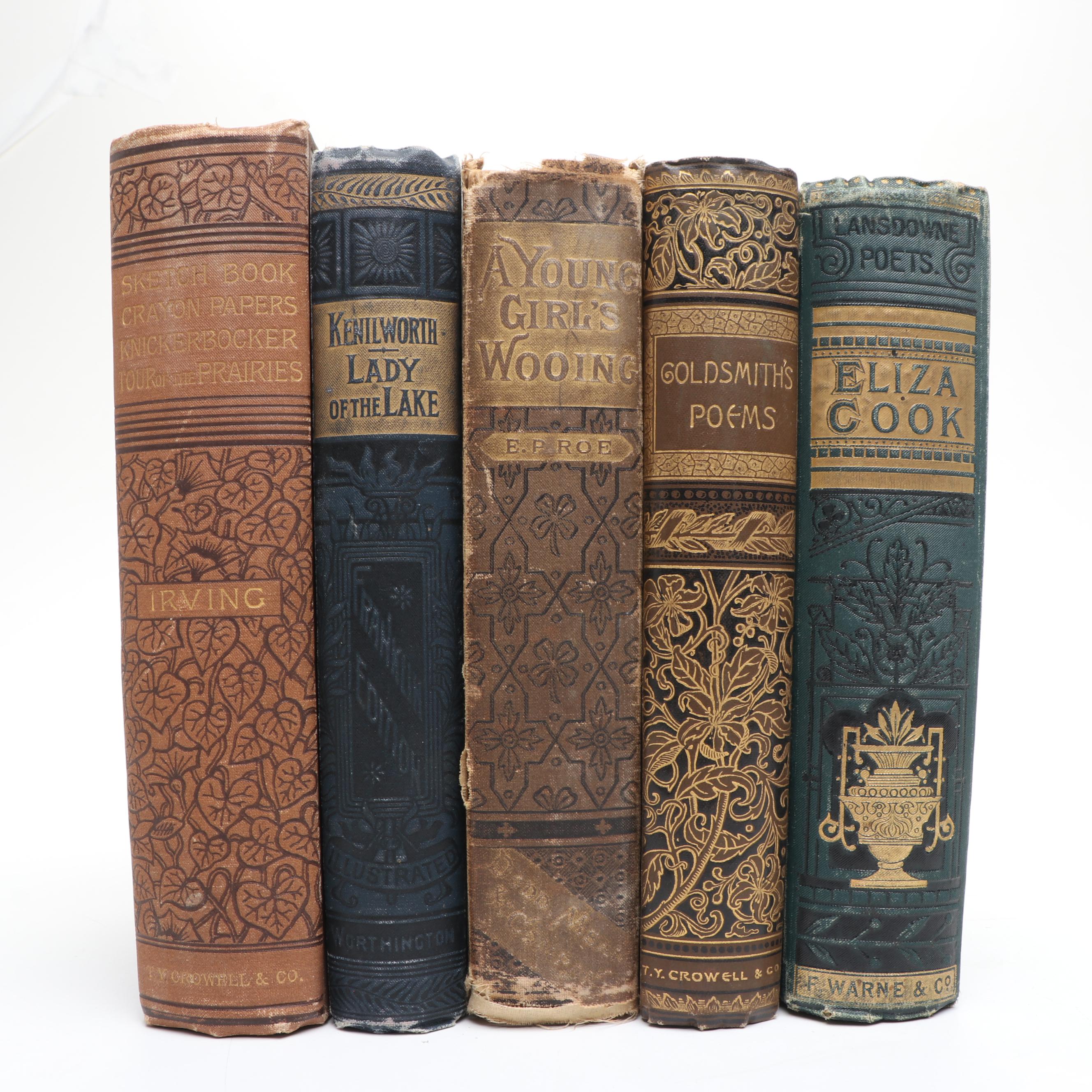 "The Sketch Book," "A Young Girl's Wooing," and More Fiction and Poetry Books