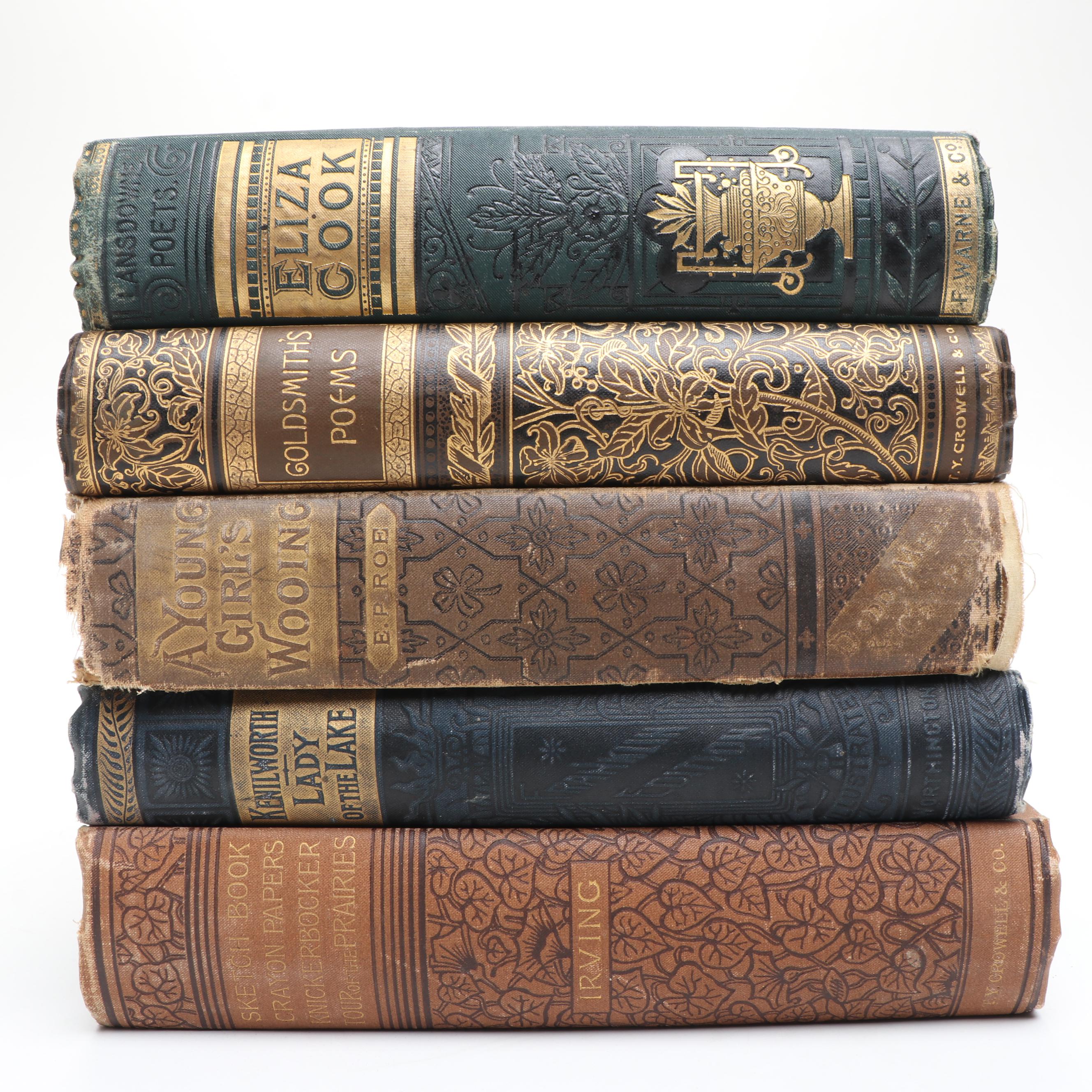 "The Sketch Book," "A Young Girl's Wooing," and More Fiction and Poetry Books