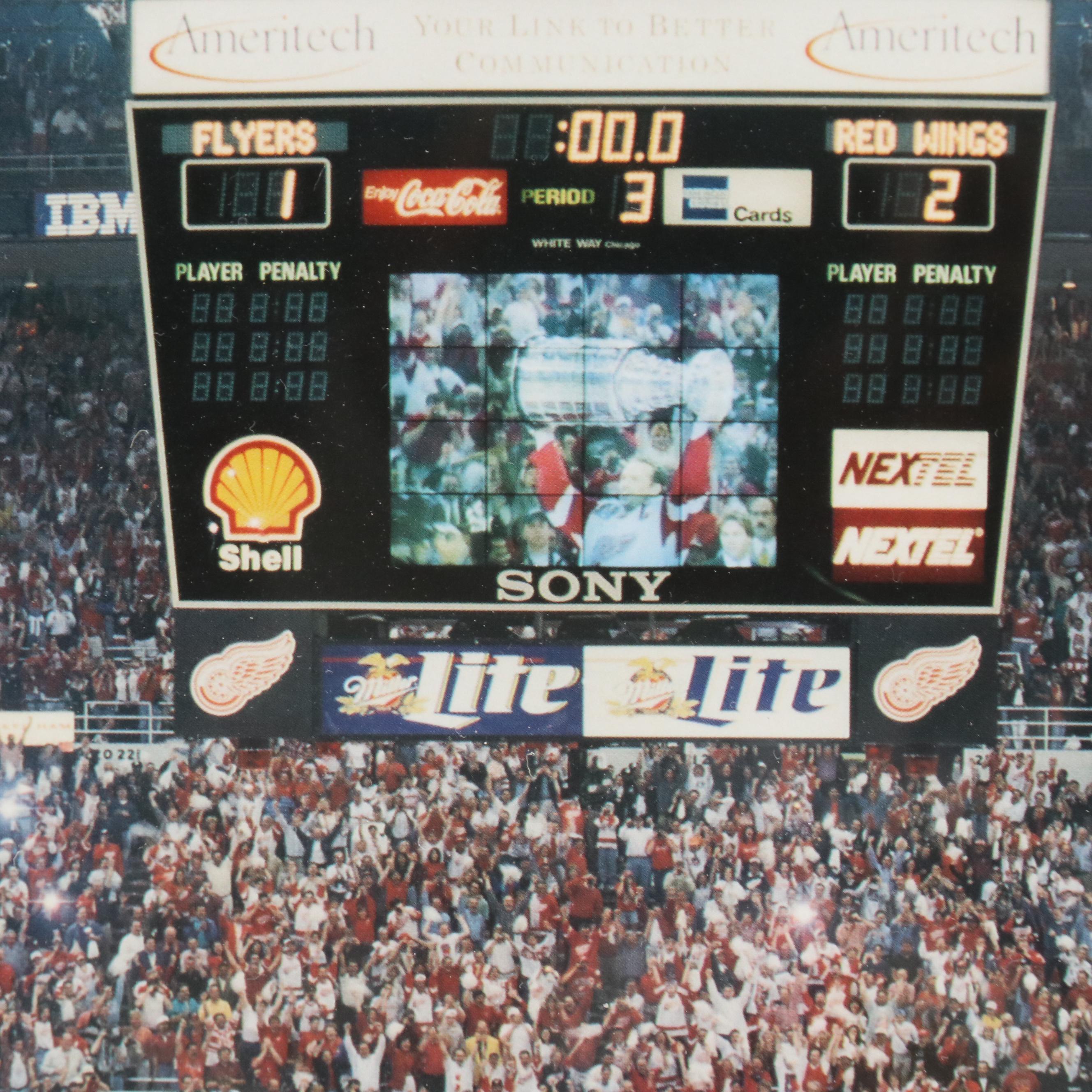 Detroit Red Wings 1997 Stanley Cup Champions Poster and Group Photo