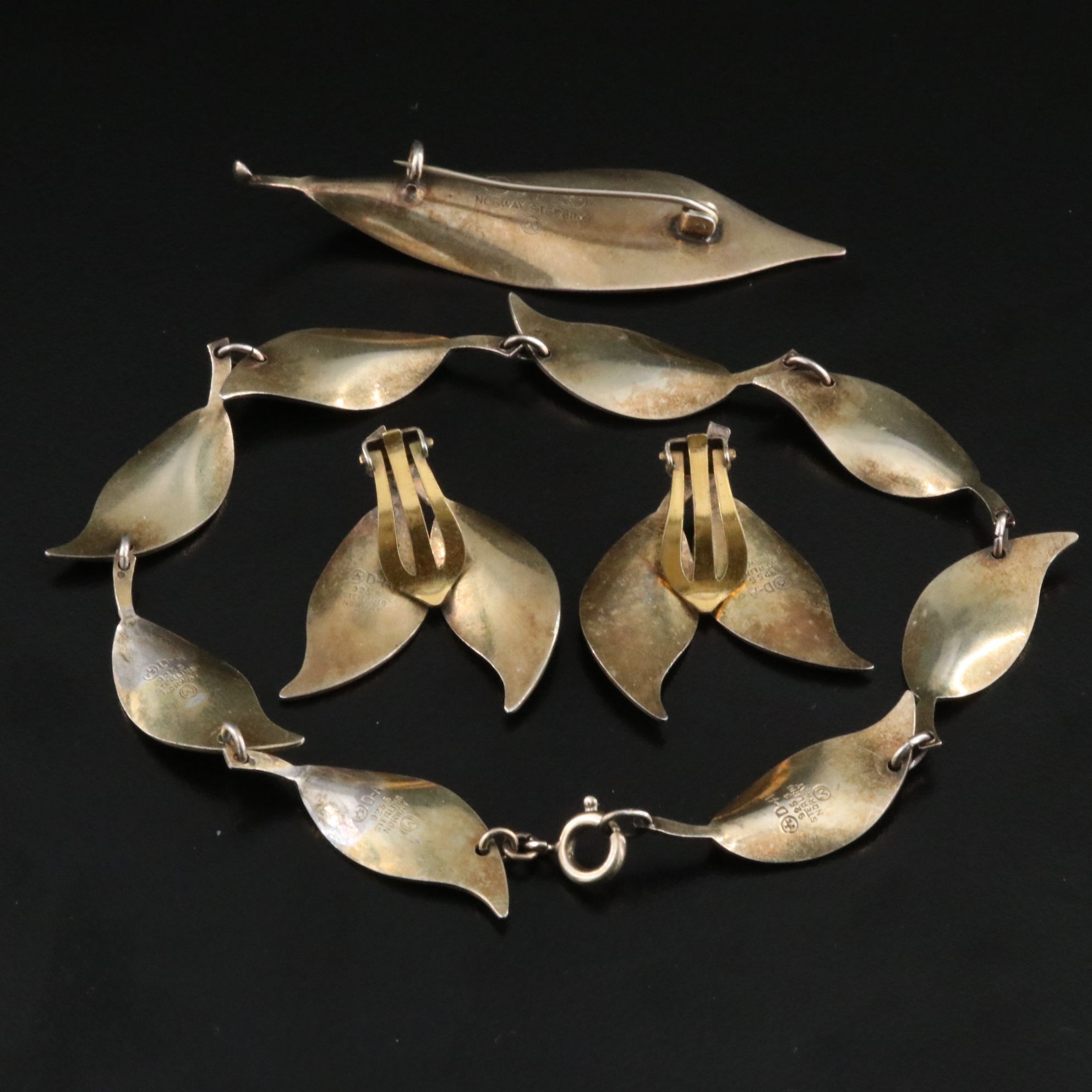 Willy Winnaess for David Andersen Sterling Jewelry Collection