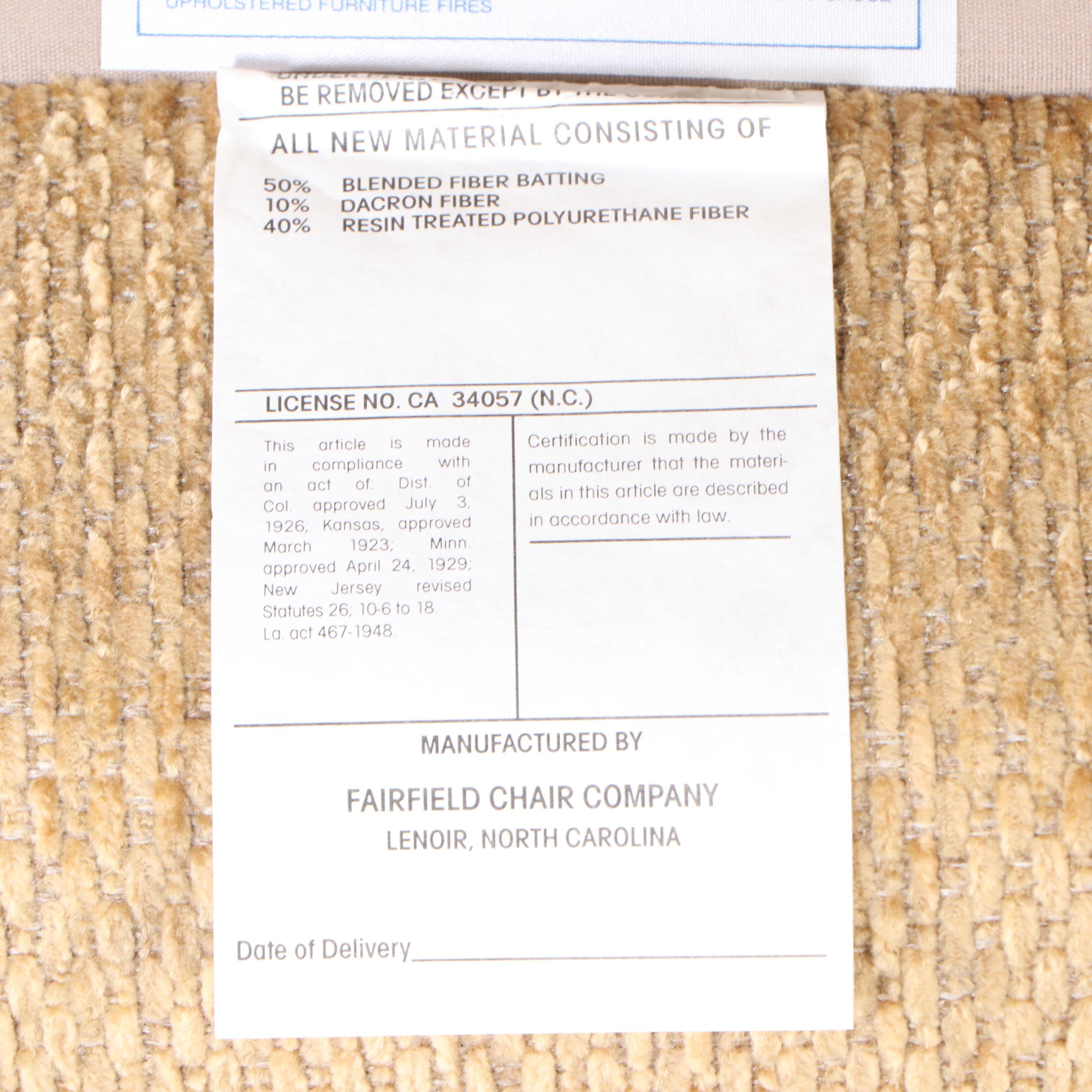 Pair of Fairfield Chair Co. Armchairs