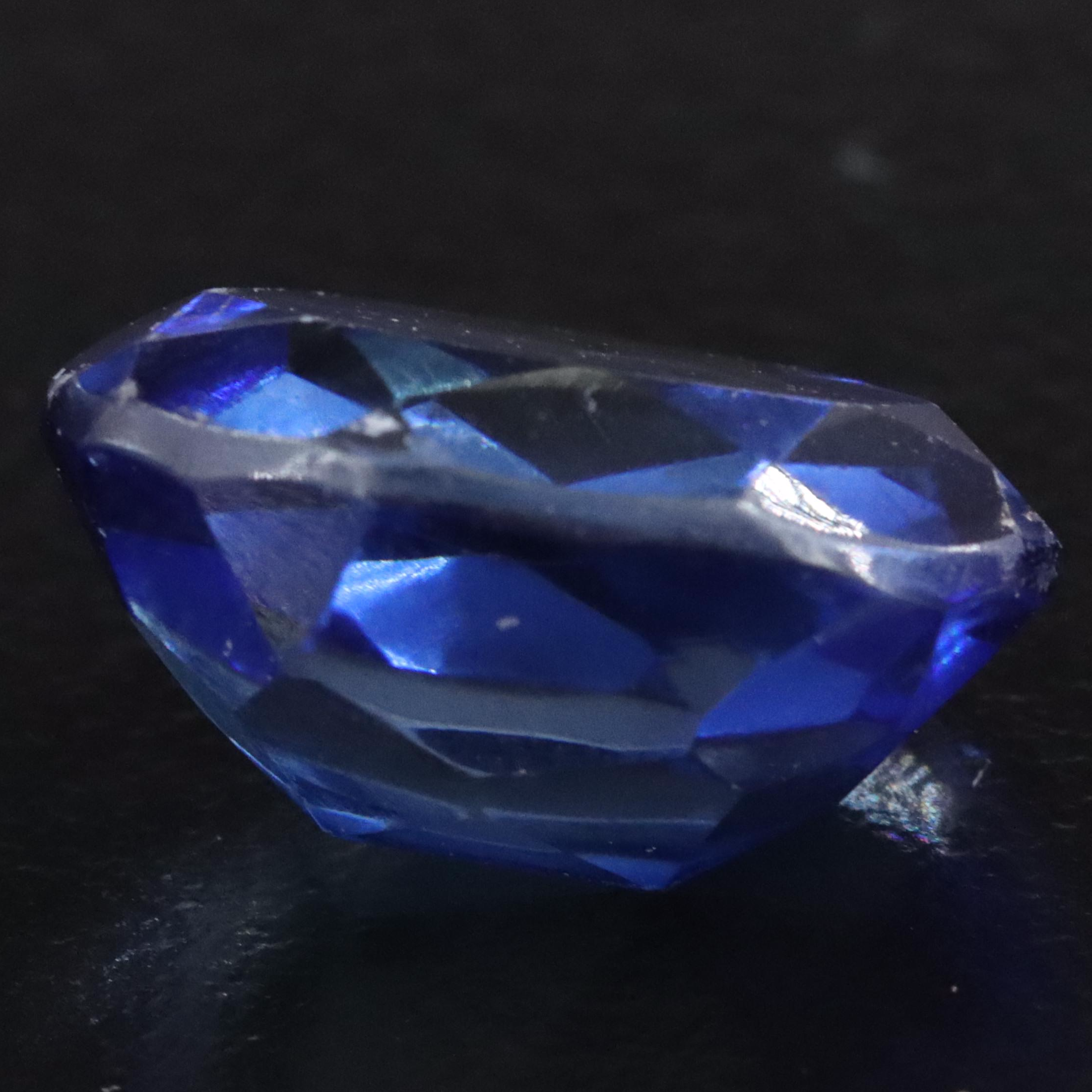 Loose 12.99 CT Lab Grown Sapphire