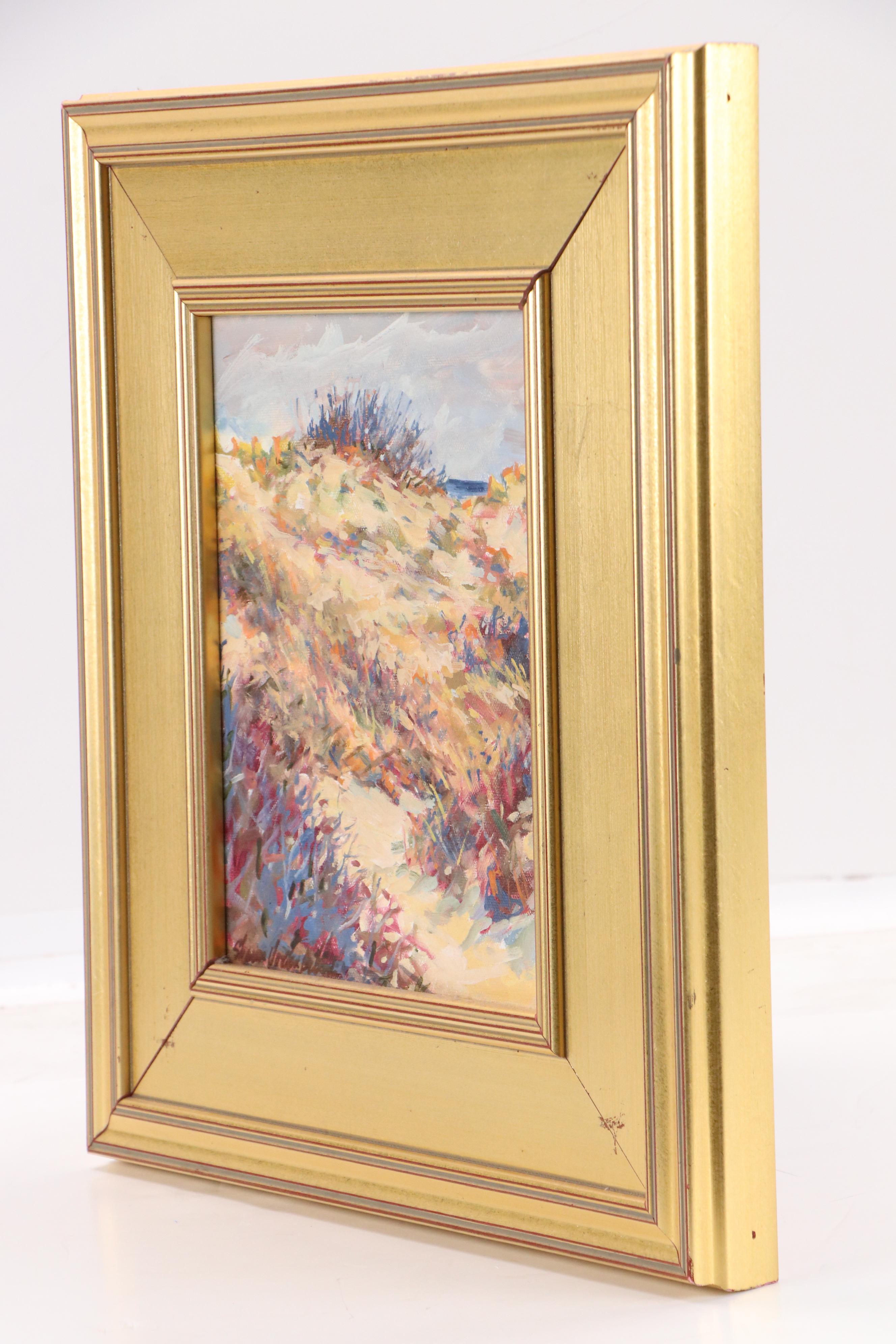 Coastal Landscape Oil Painting "Sandy Pathway"