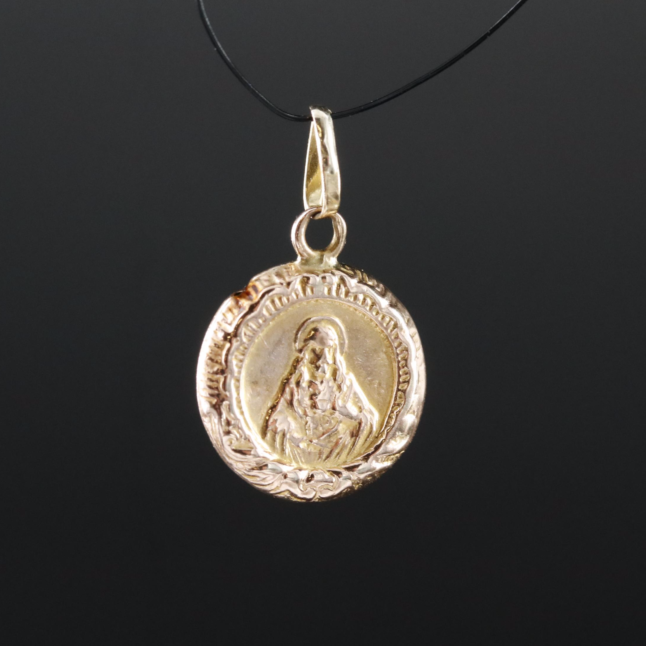 10K Religious Pendant
