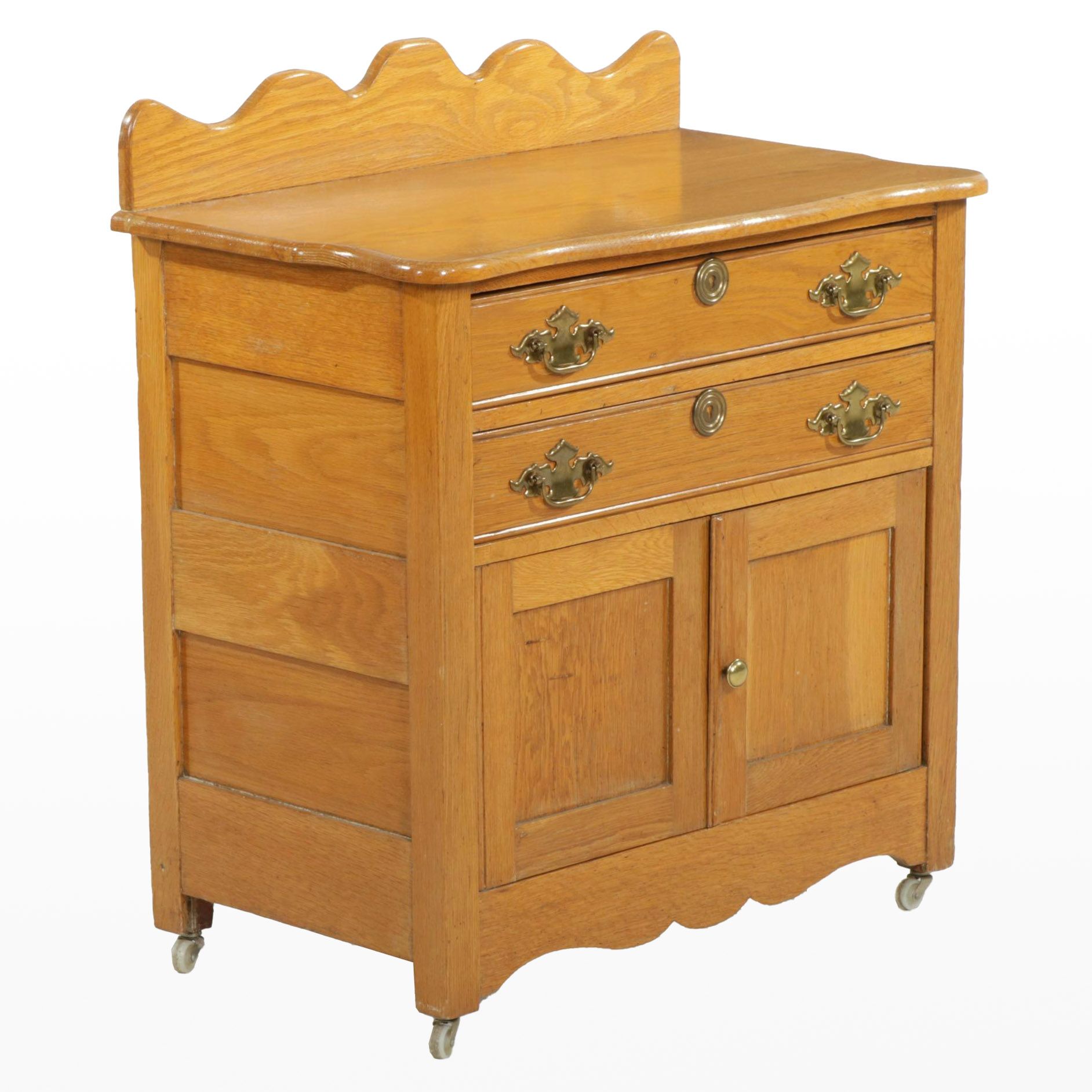 Oak Washstand, Early to Mid-20th Century