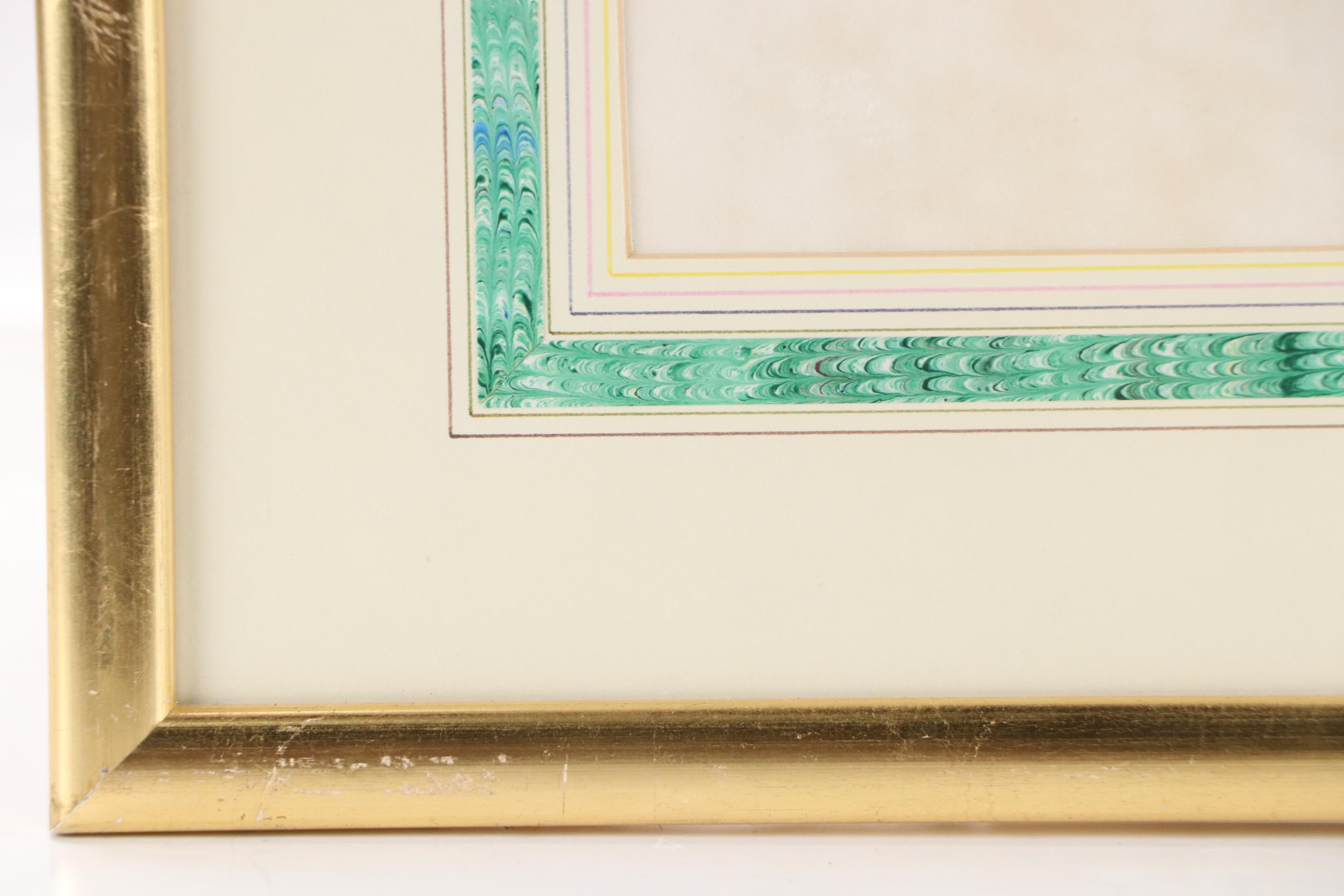 Botanical Offset Lithograph "Grimpereau Pinson" After Pierre Bernard