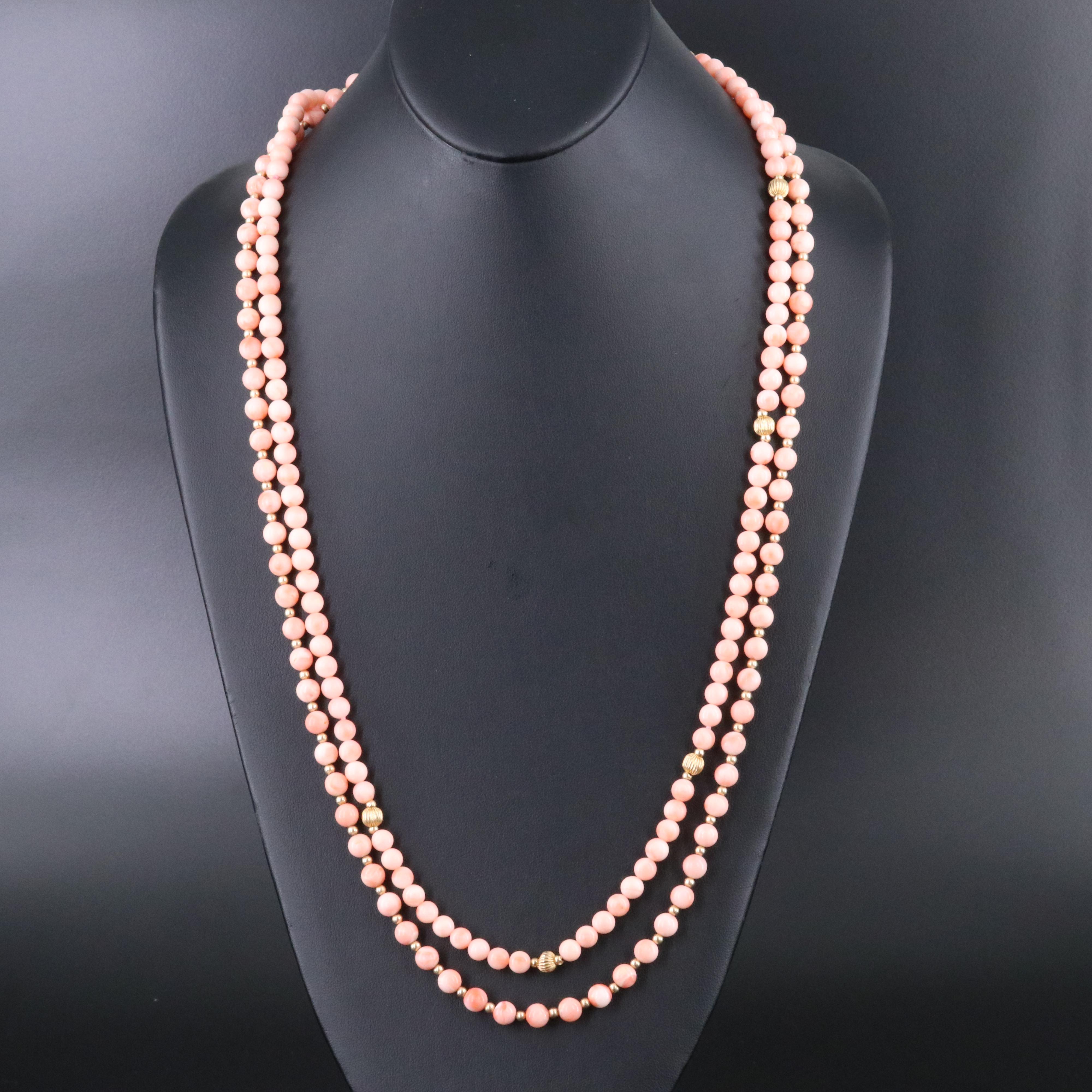 14K Coral Necklaces