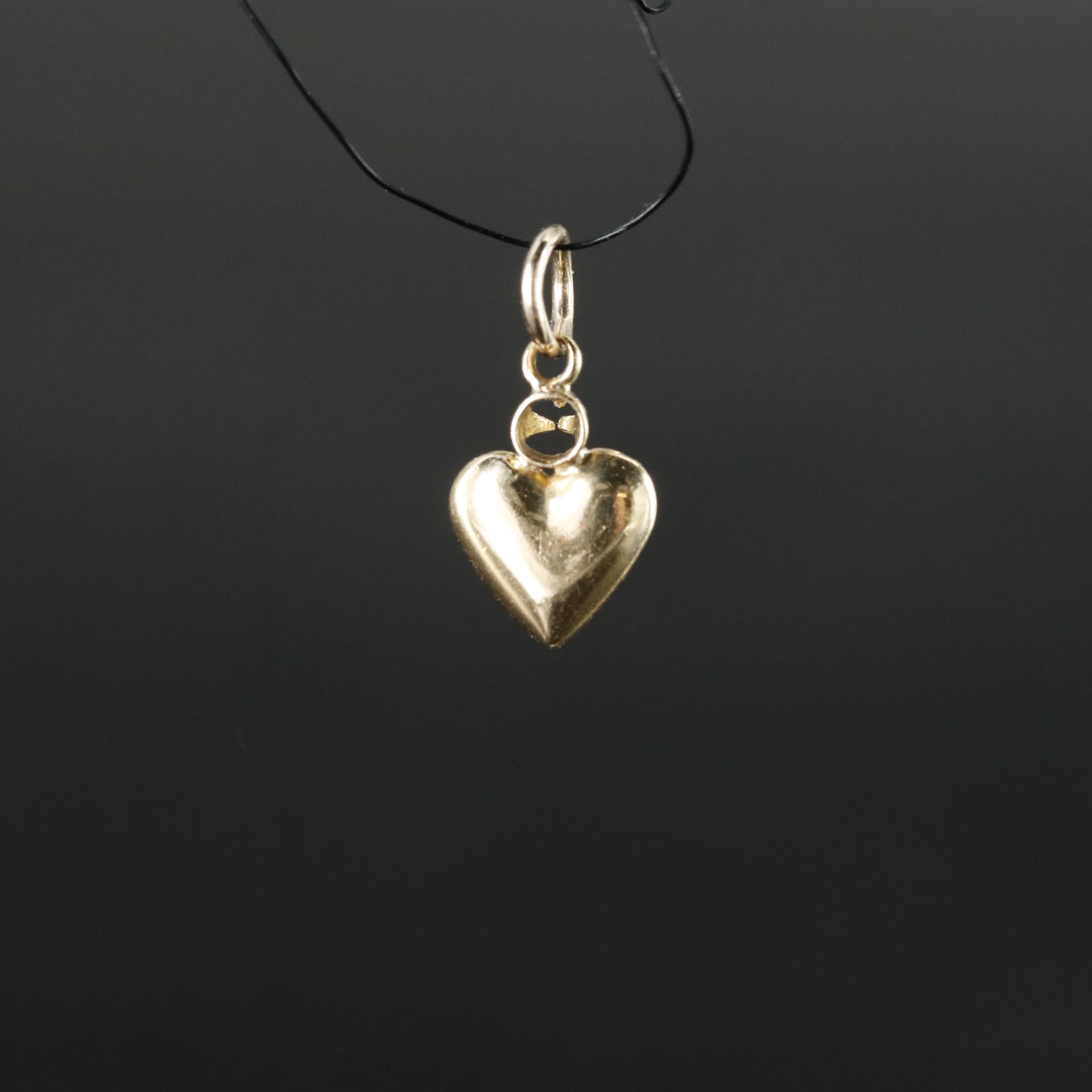 14K Heart Pendant