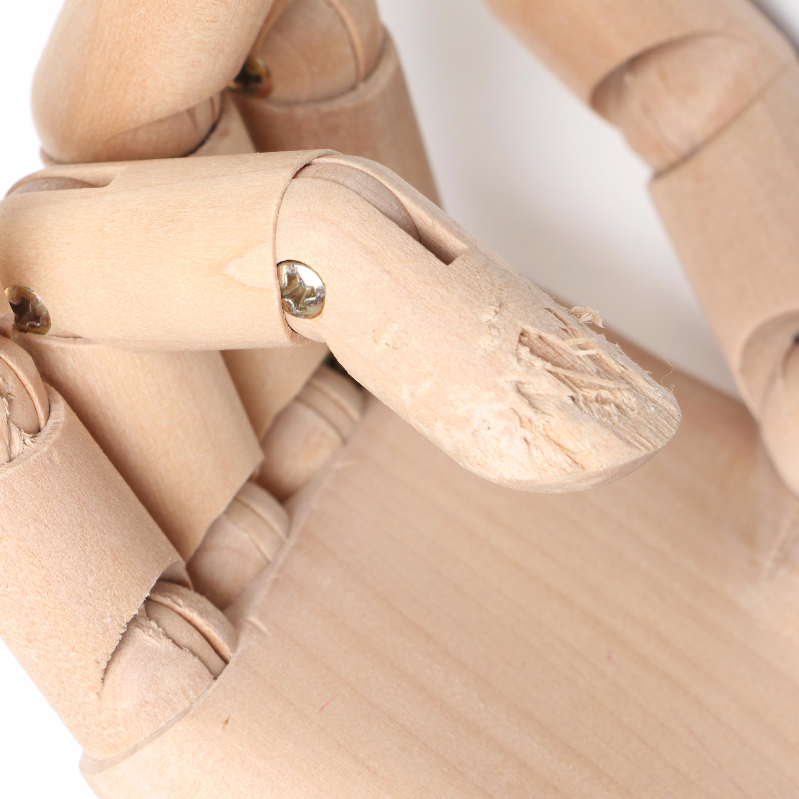 Posable Wood Mannequins and Hand for Life Drawing