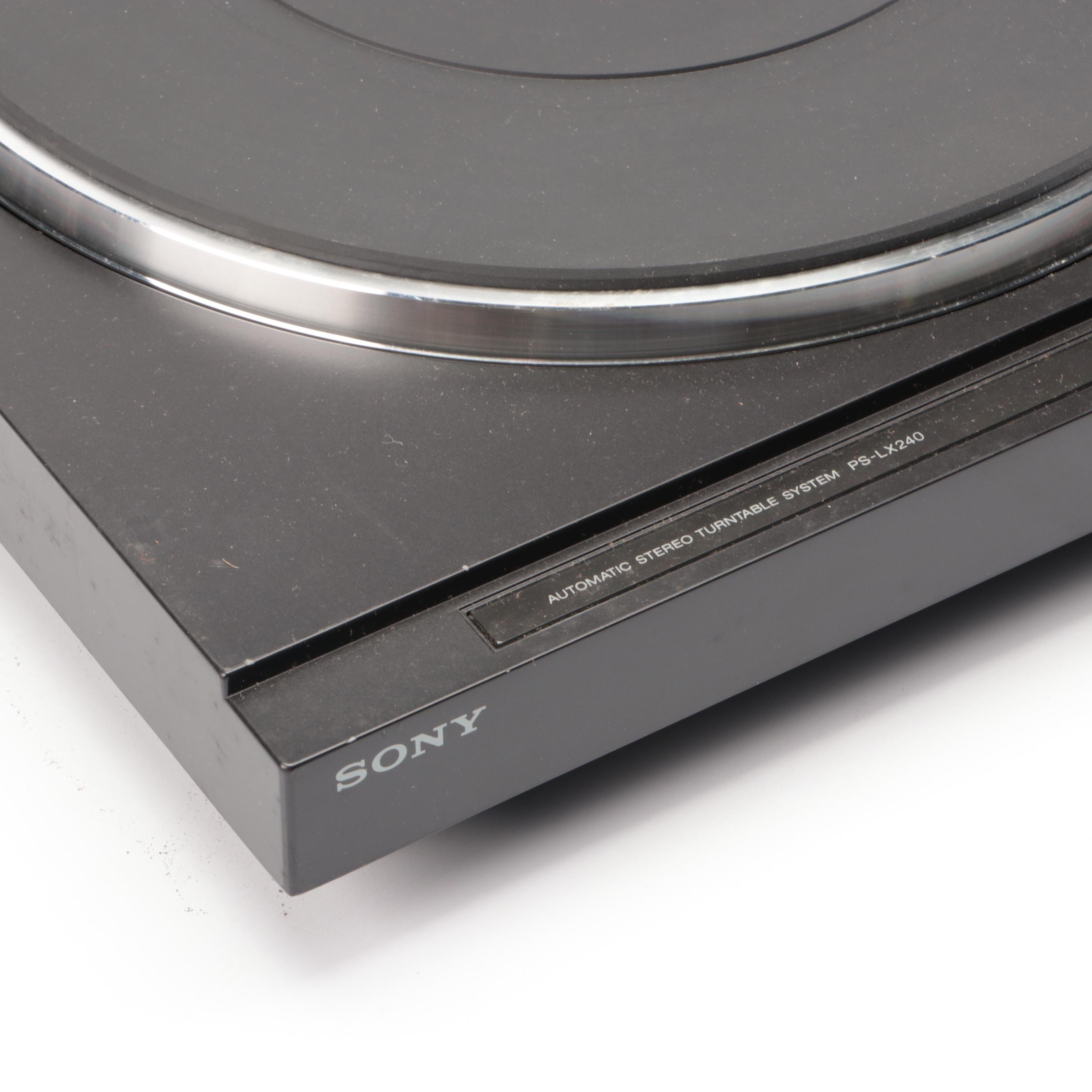 Sony Automatic Stereo Turntable System PS-LX240