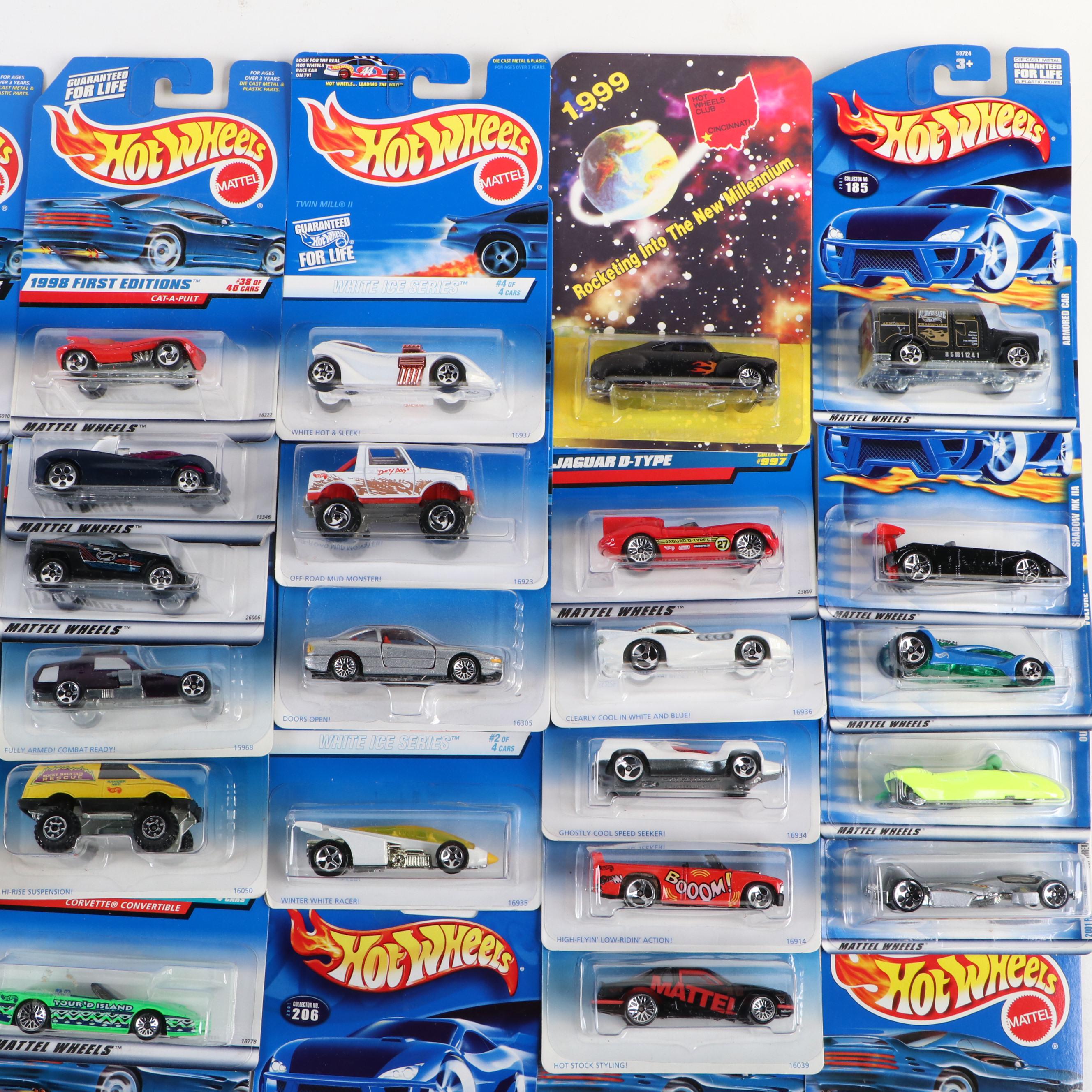 Hot Wheels "Lexus SC400," "Jaguar D-Type" and More Diecast Toy Cars