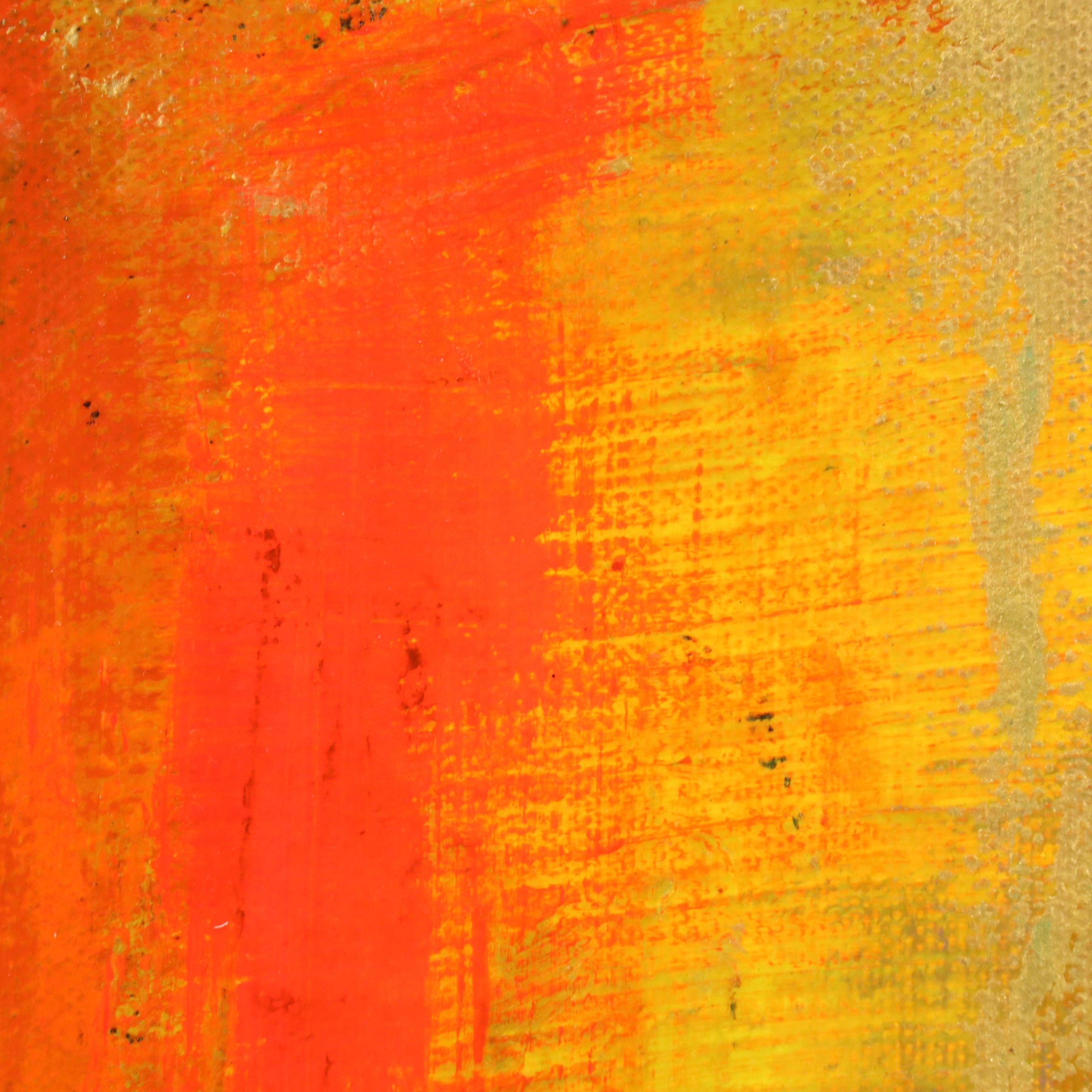 Robert R. Lackney Abstract Acrylic Painting "One of a Kind"