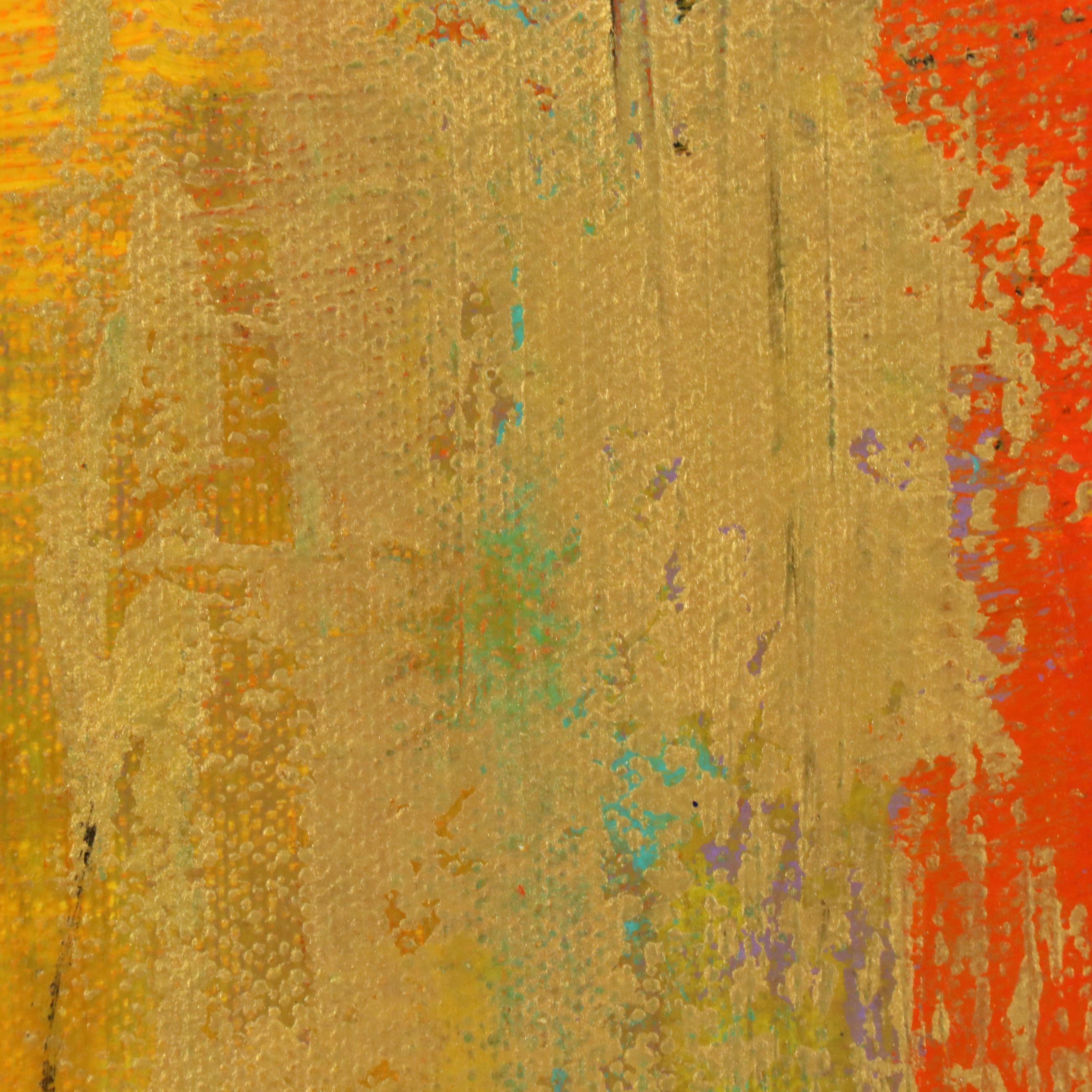 Robert R. Lackney Abstract Acrylic Painting "One of a Kind"