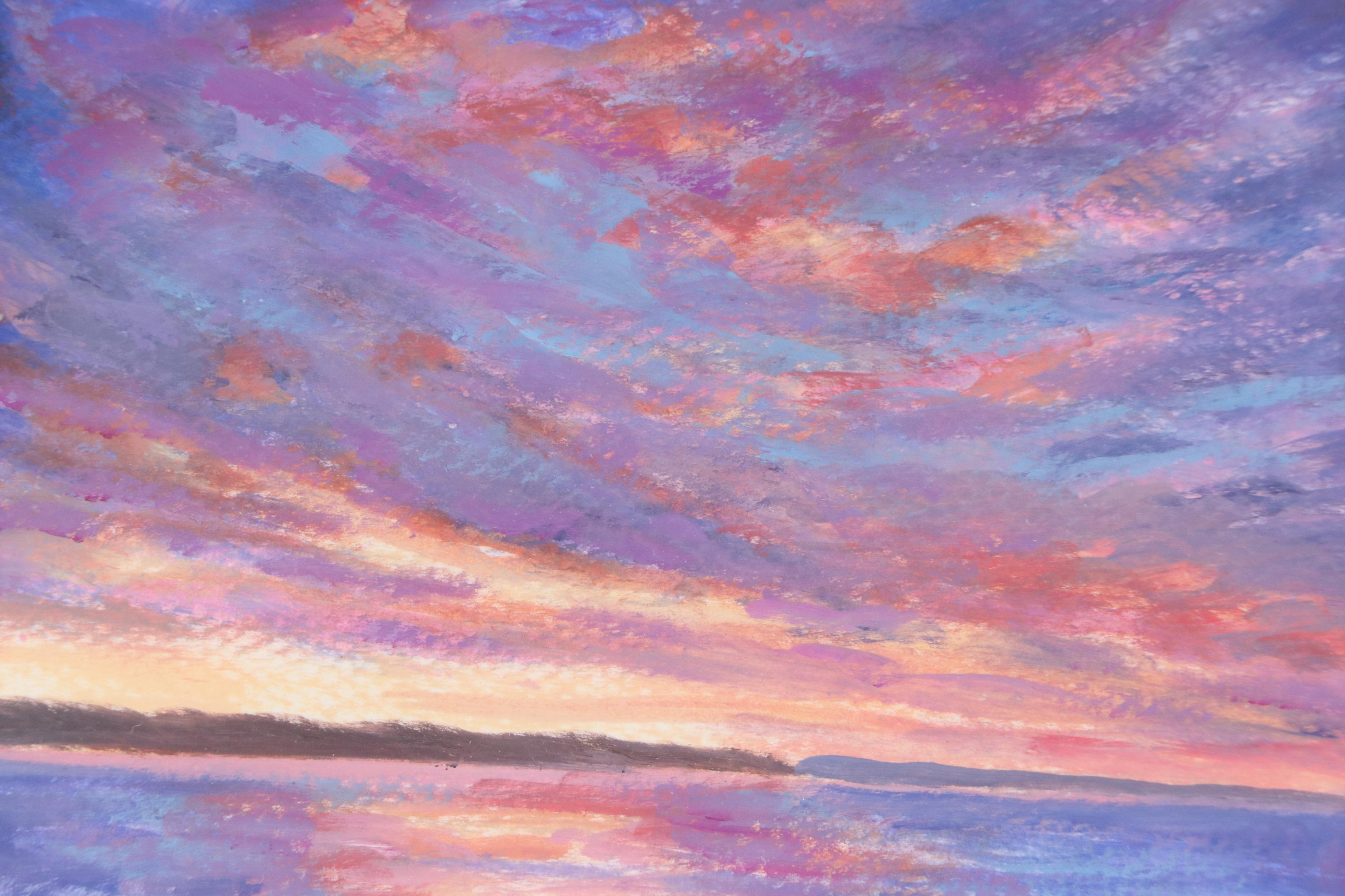 Sunset Landscape Oil Painting