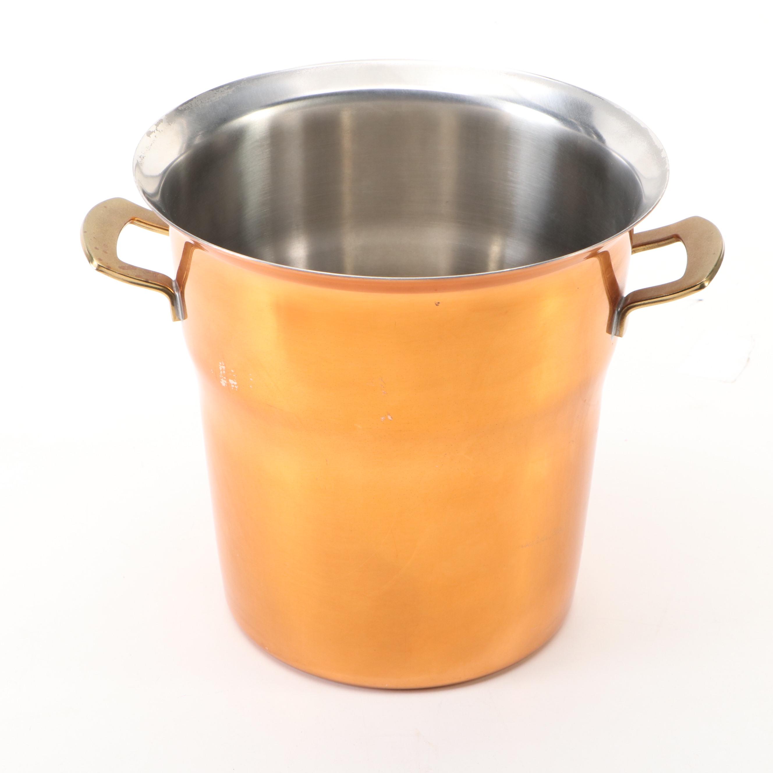 Culinox Wine Chiller with Other Copper Plated Cookware