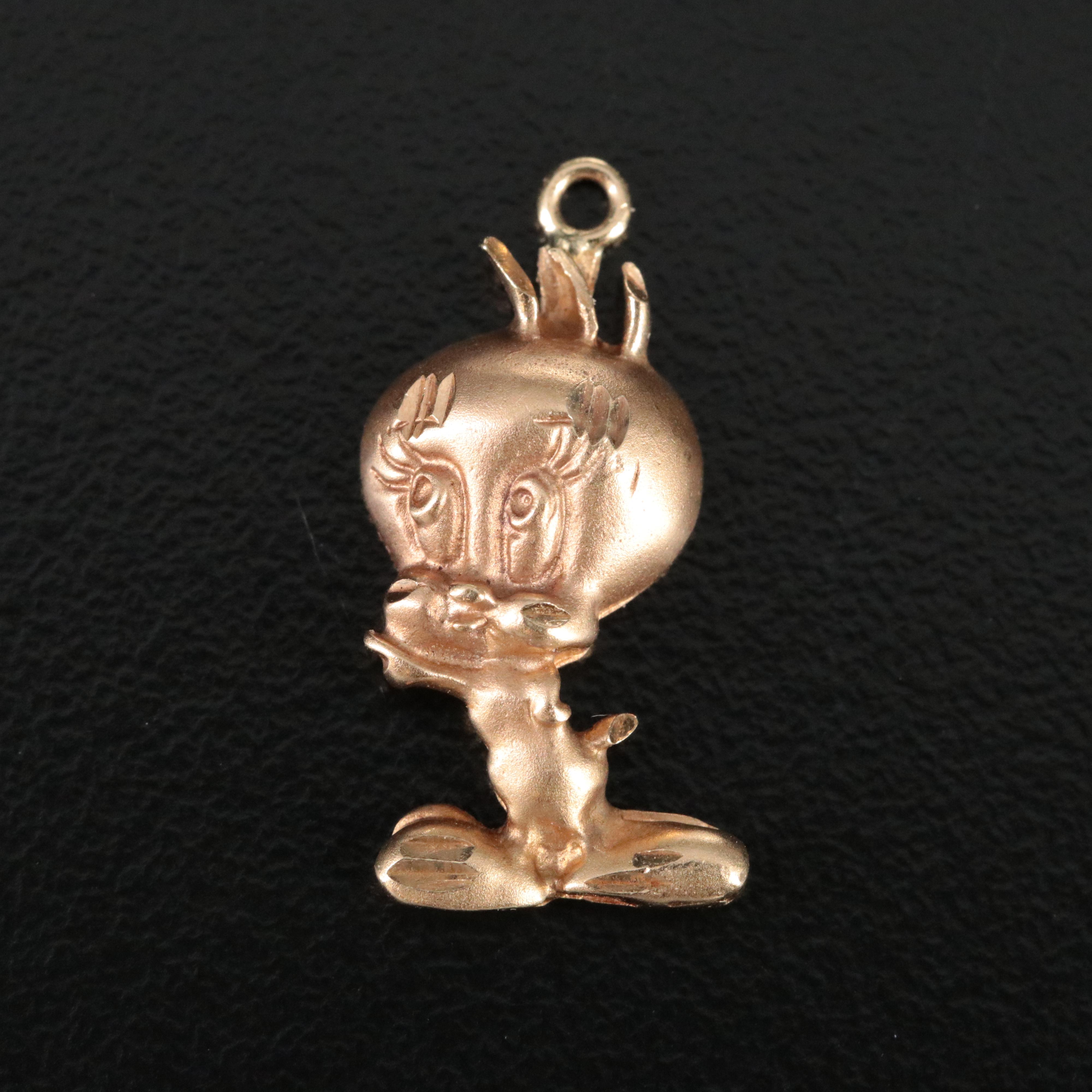 Warner Brothers 14K Tweety Bird Pendant