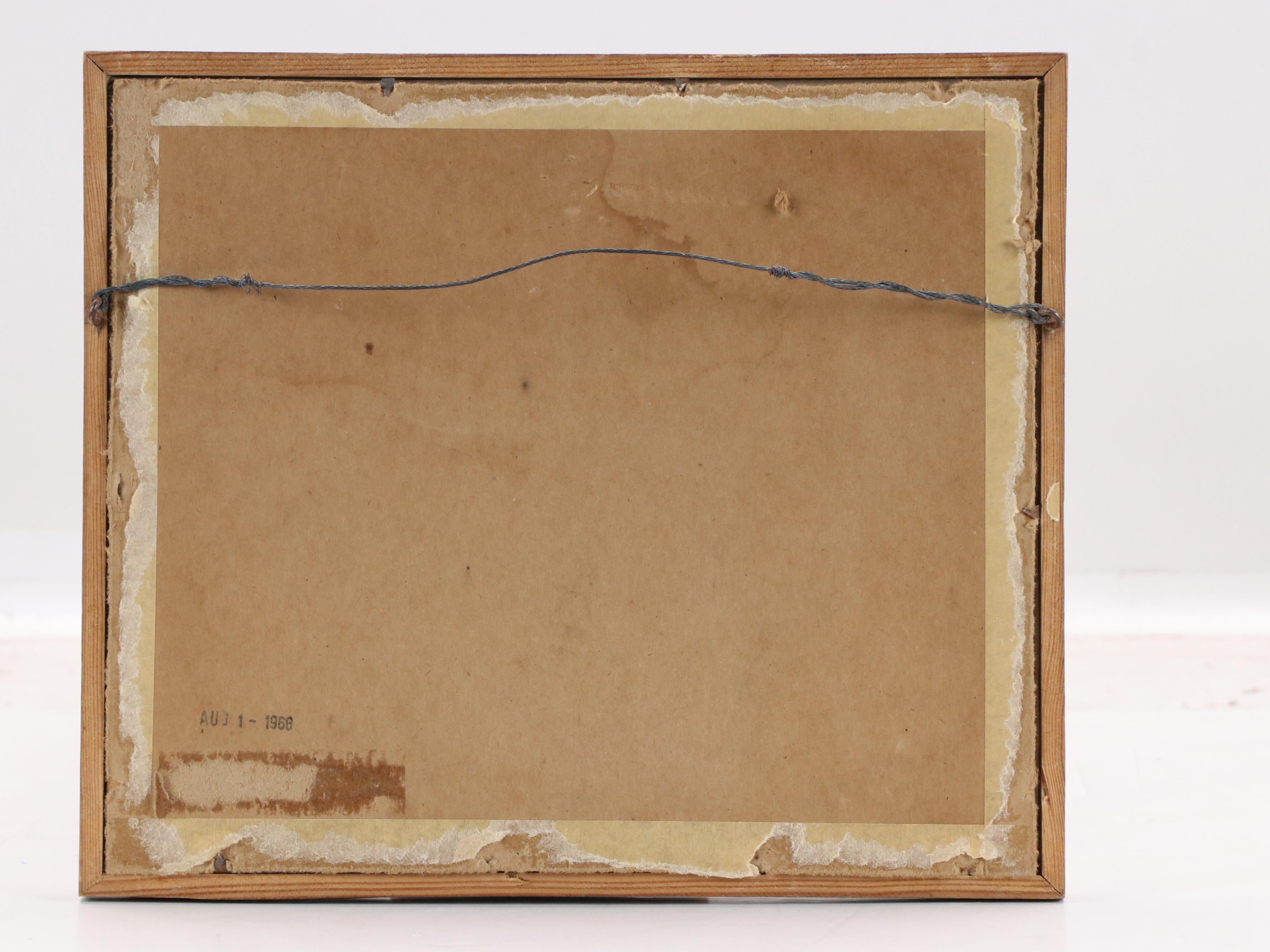 Rachel Bentley Coastal Landscape Watercolor Painting, 20th Century