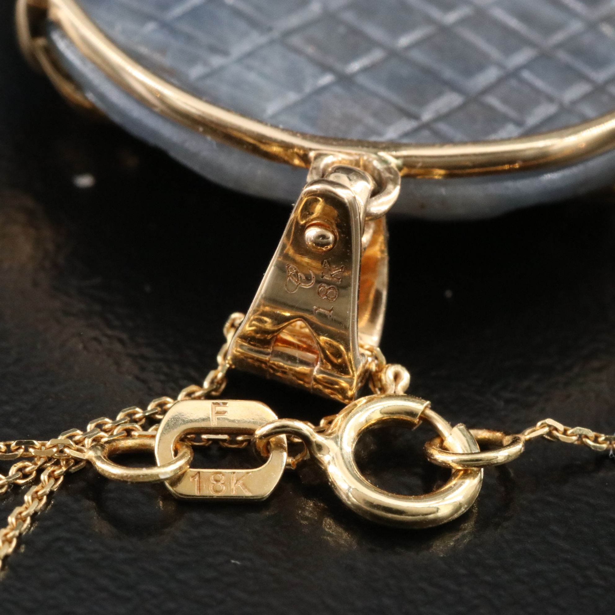 Chromia 14K 62.36 CT Sapphire Enhancer Pendant Necklace with Diamond Accent