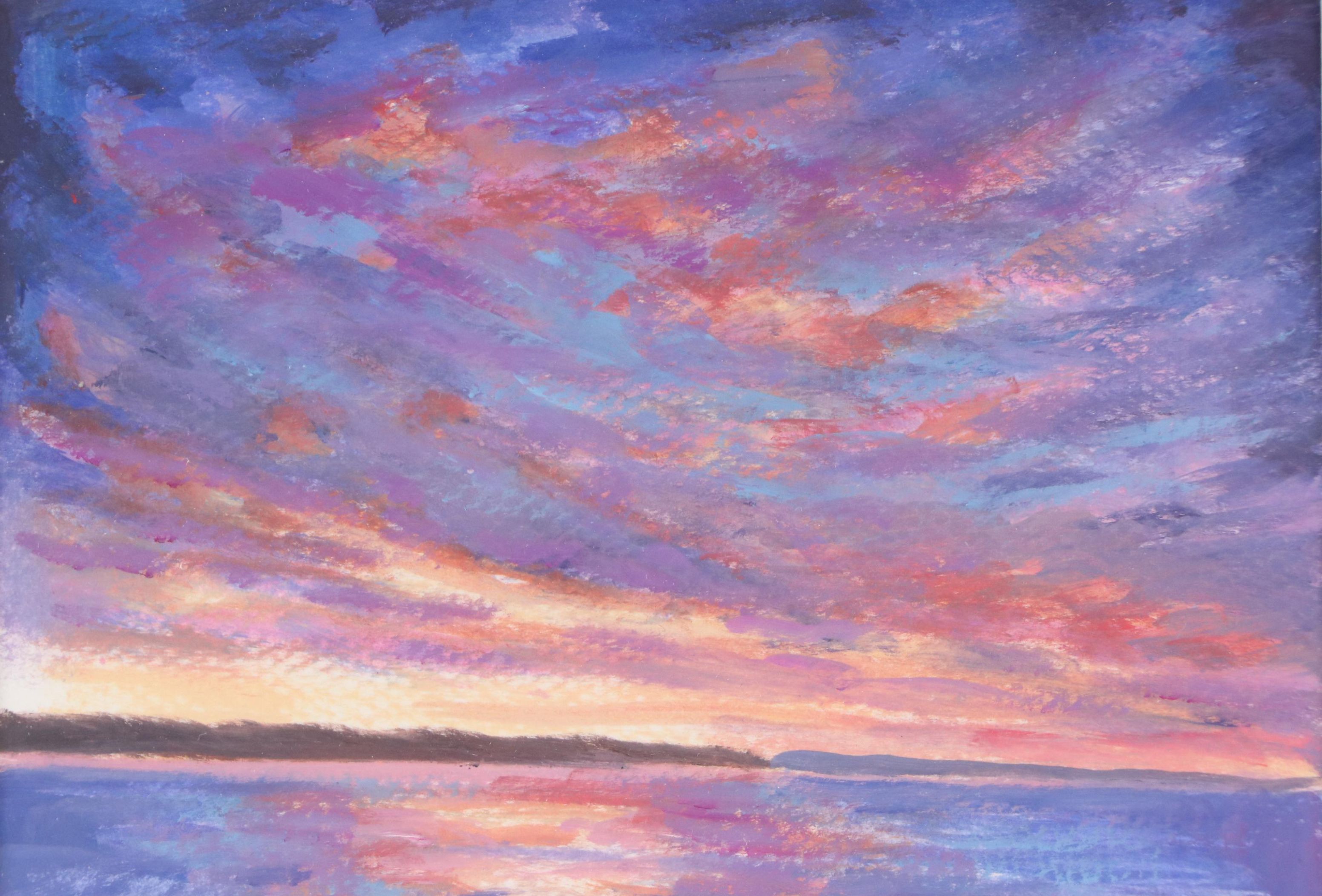 Sunset Landscape Oil Painting