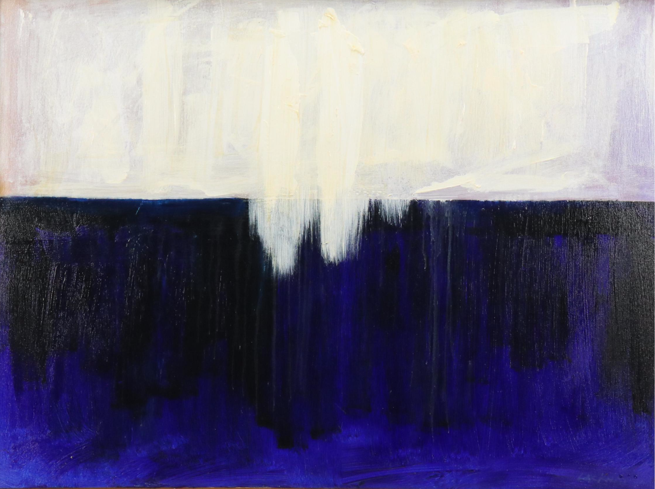 Robert R. Lackney Abstract Acrylic Painting "Awake," 21st Century