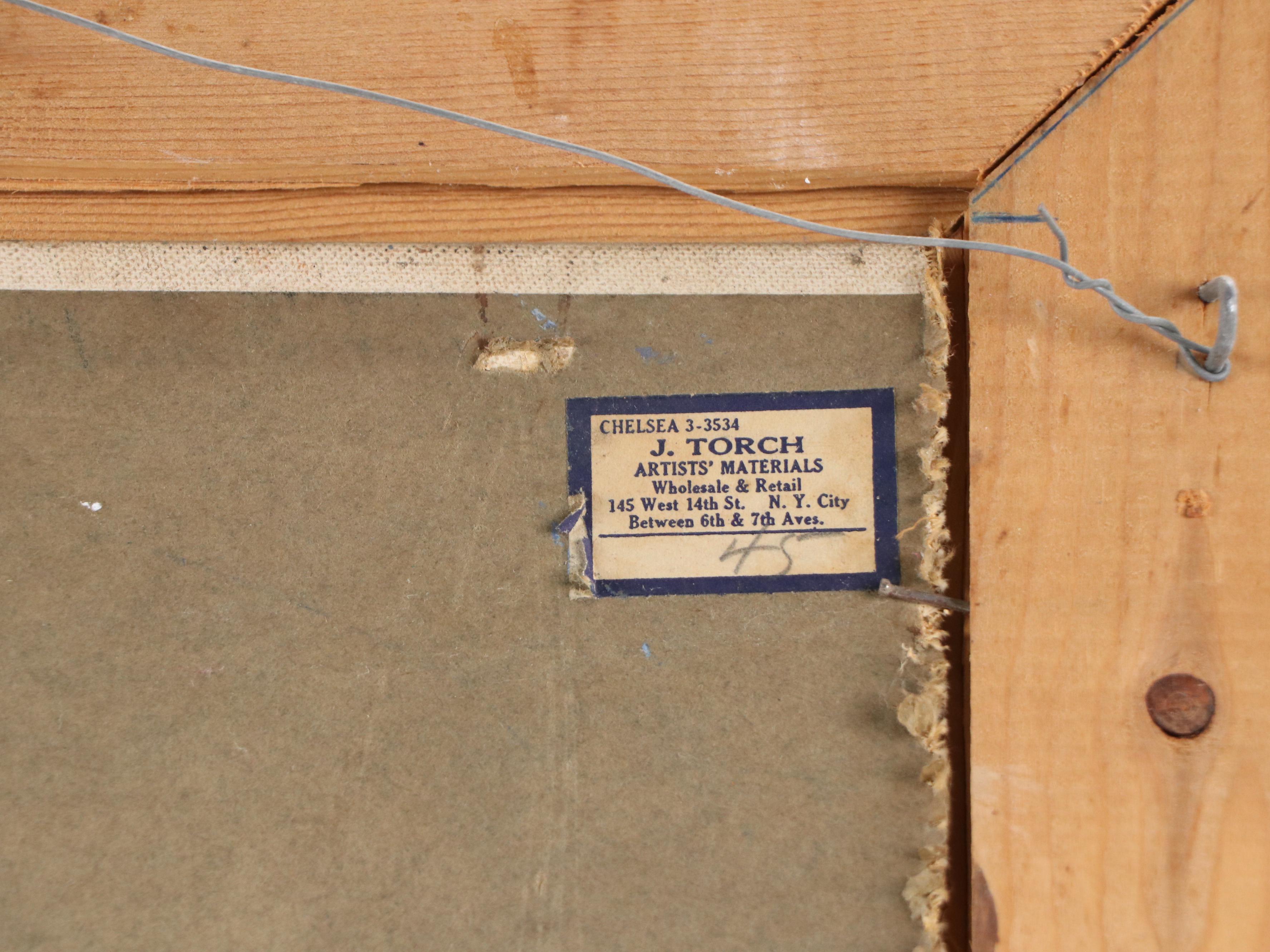 Mexican School Oil Painting of Three Women Near Coast