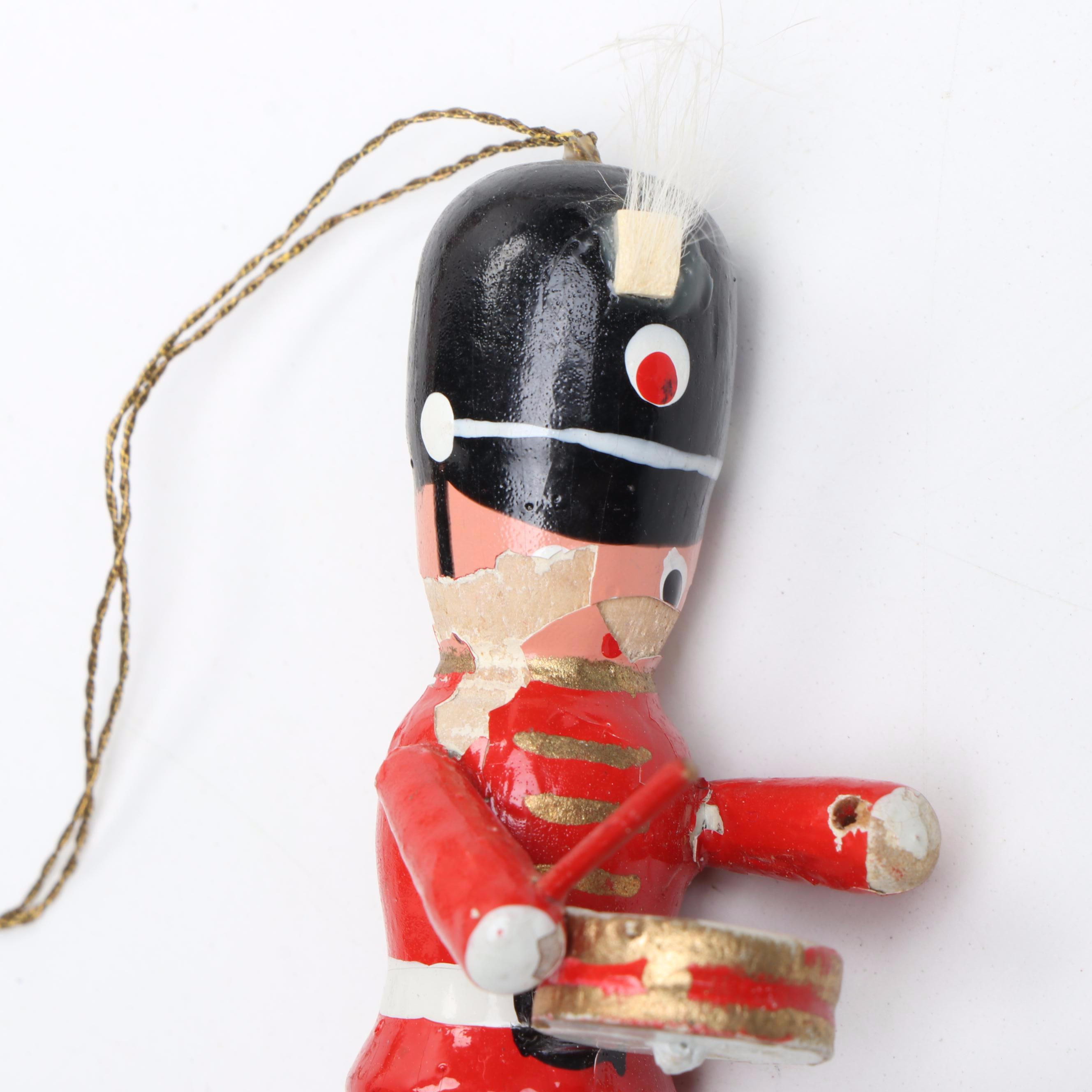 Inarco and More Wooden and Corn Husk Christmas Tree Ornaments