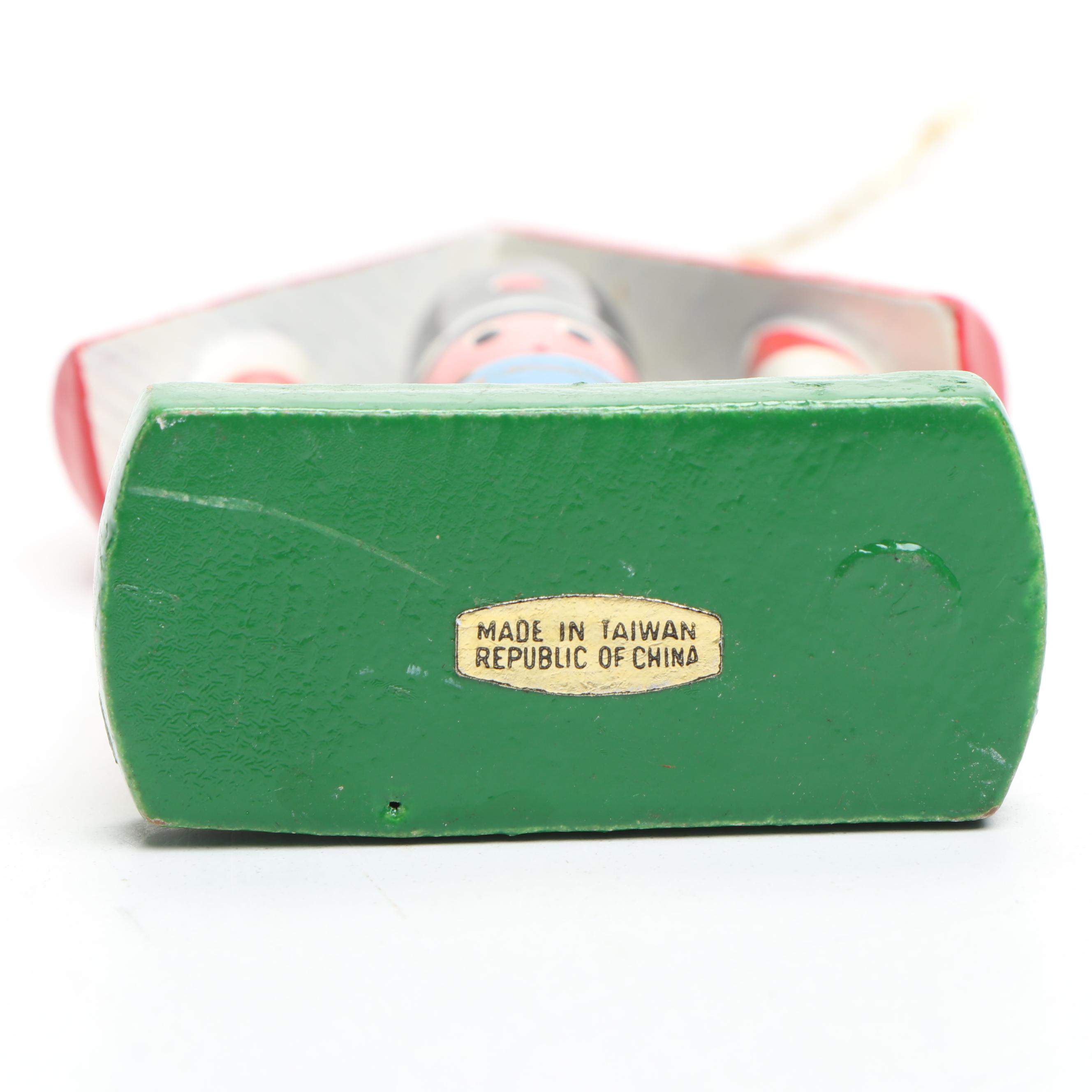 Inarco and More Wooden and Corn Husk Christmas Tree Ornaments