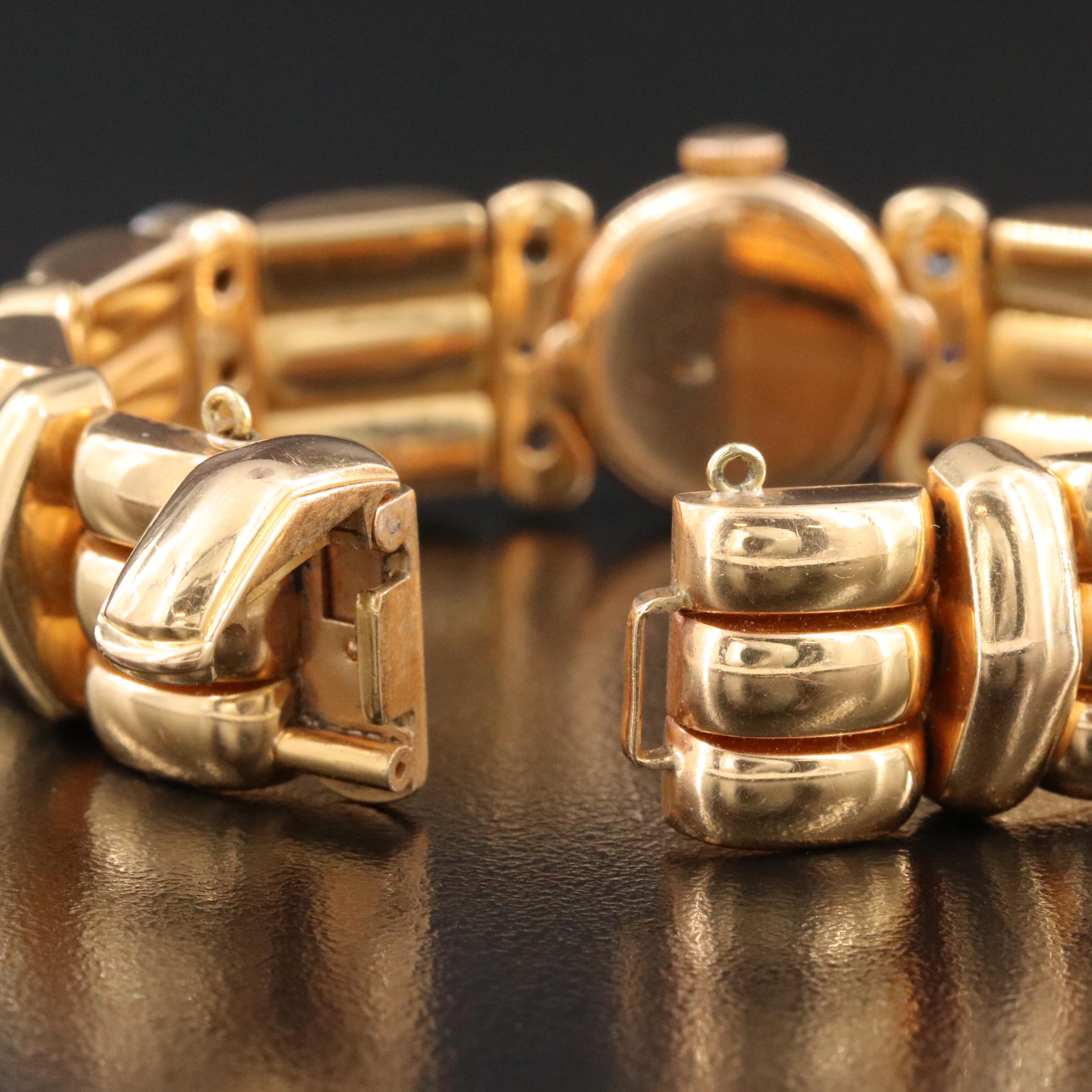 Vacheron Constantin 18K Gold & Diamond Vintage Cocktail Watch c.1960s