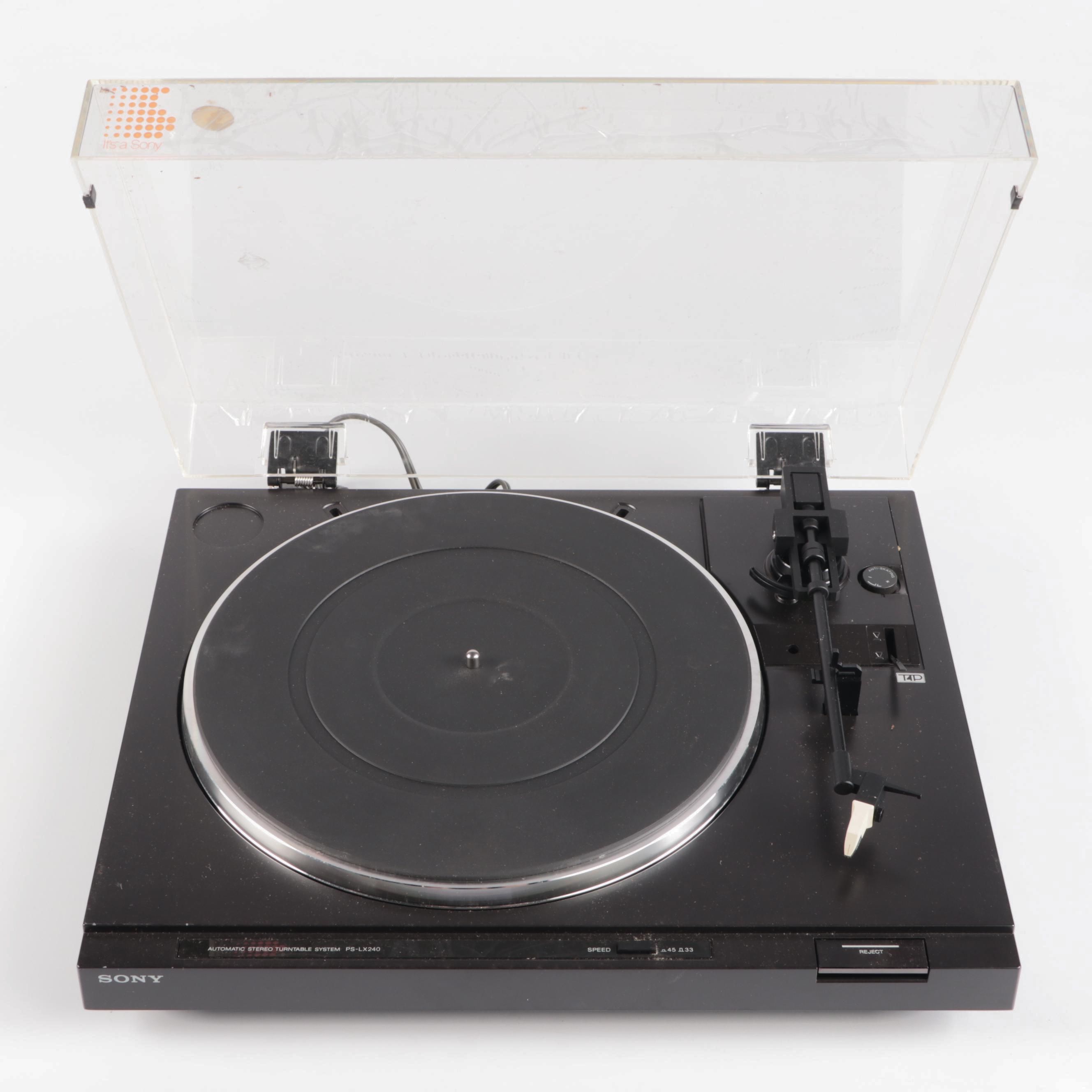 Sony Automatic Stereo Turntable System PS-LX240