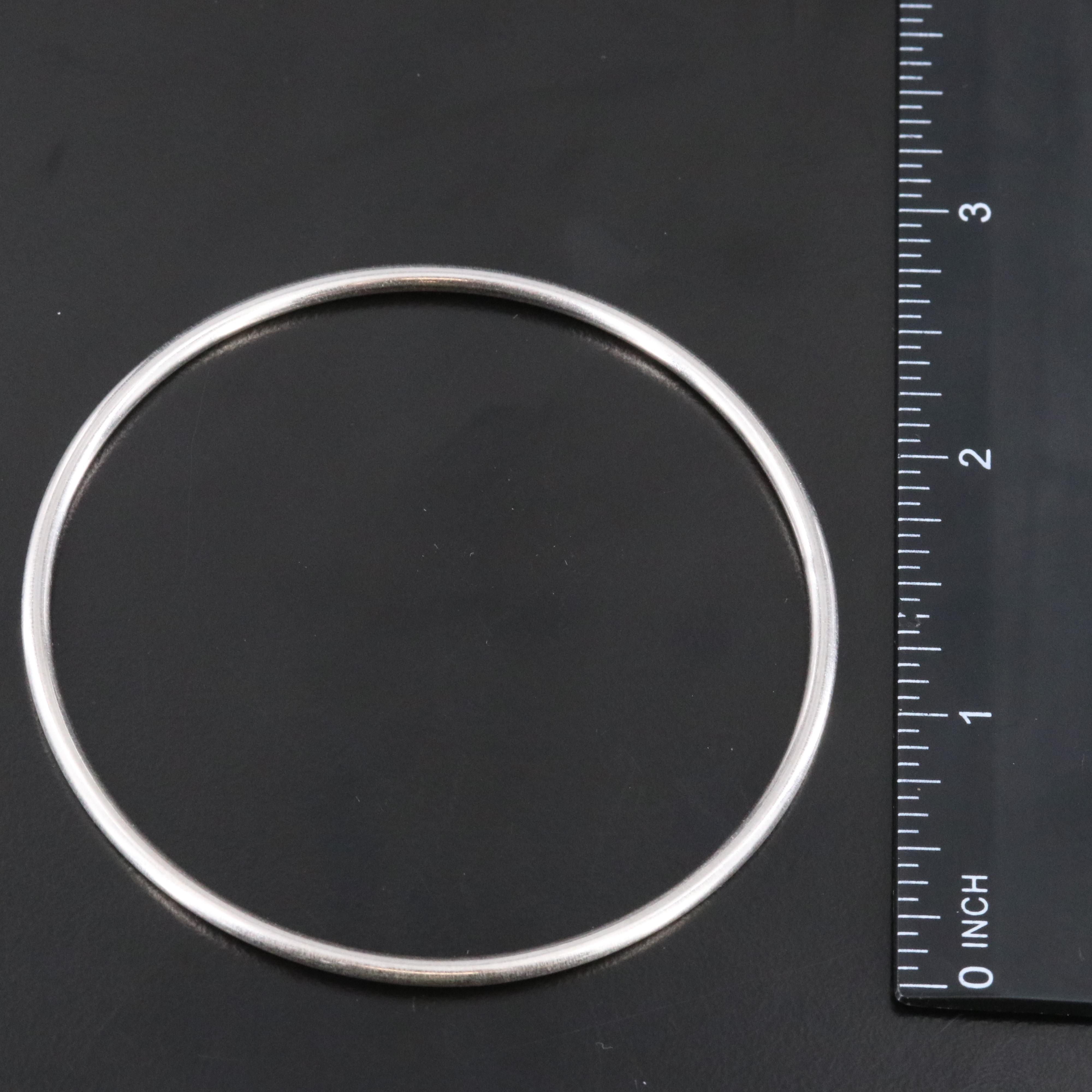 Platinum Bangle