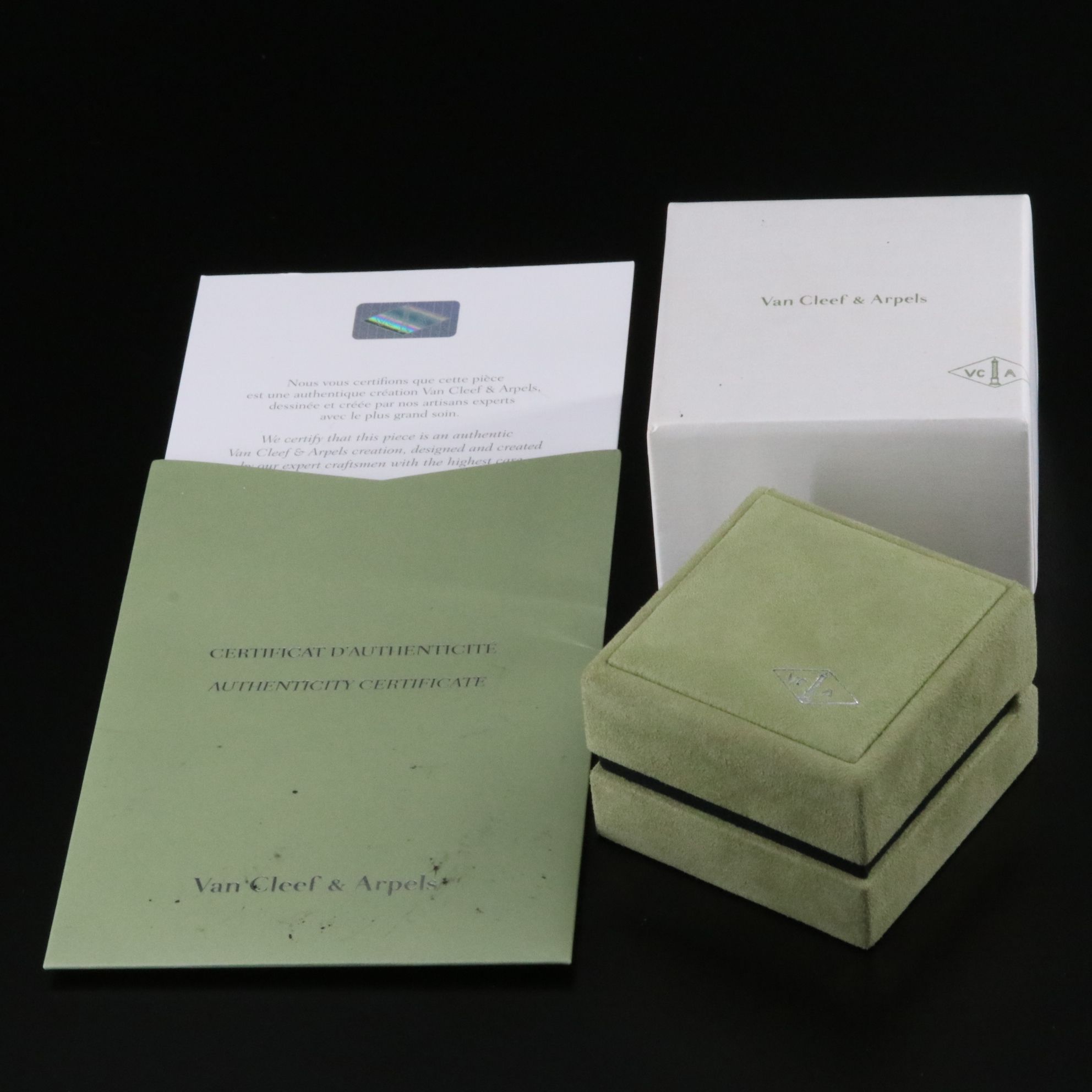 Van Cleef & Arpels Vintage Alhambra 18K Black Onyx Necklace