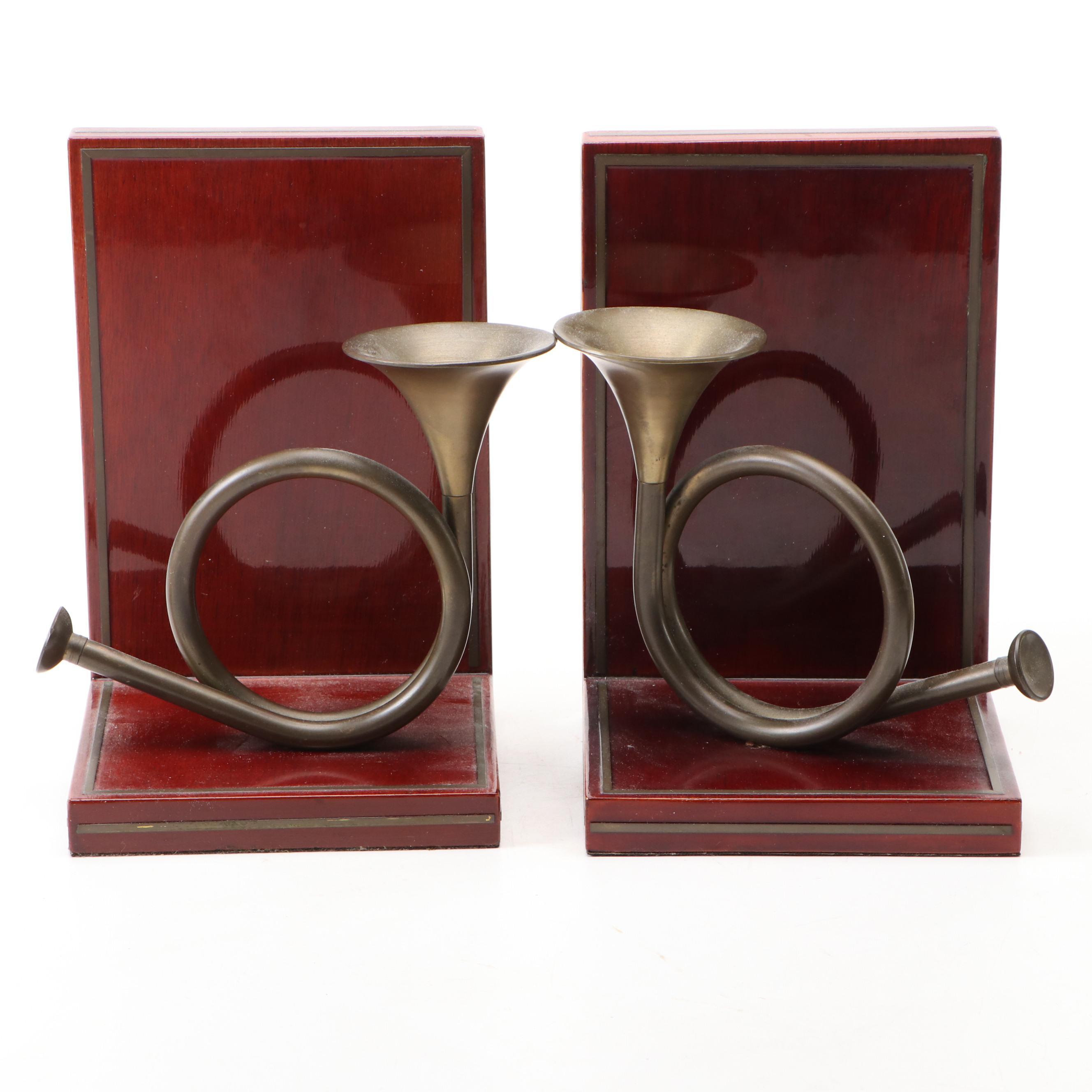 Banker's Lamp, French Horn Bookends, Duck Tray, and More