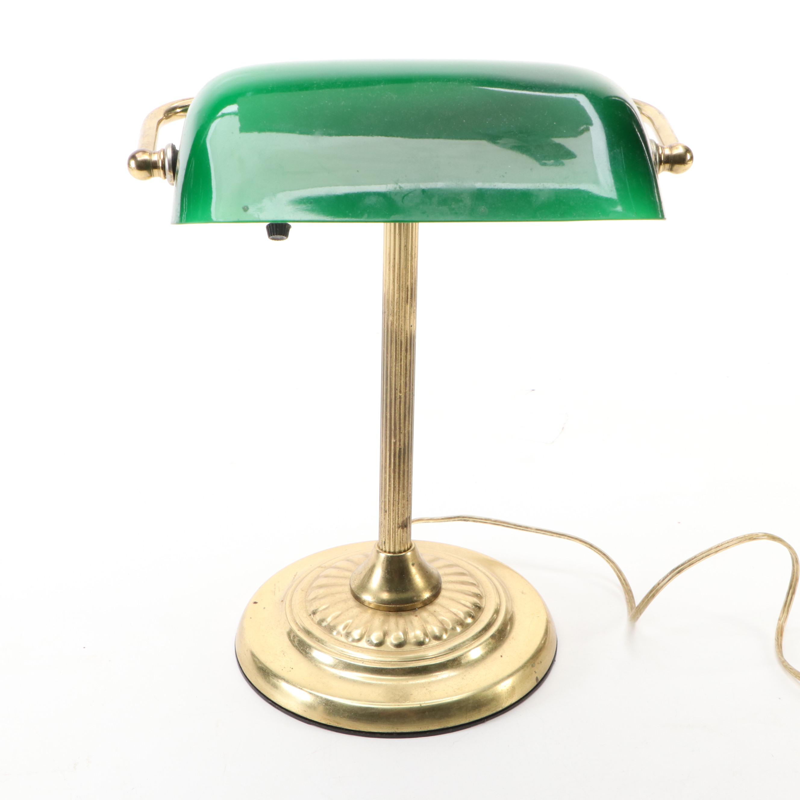 Banker's Lamp, French Horn Bookends, Duck Tray, and More