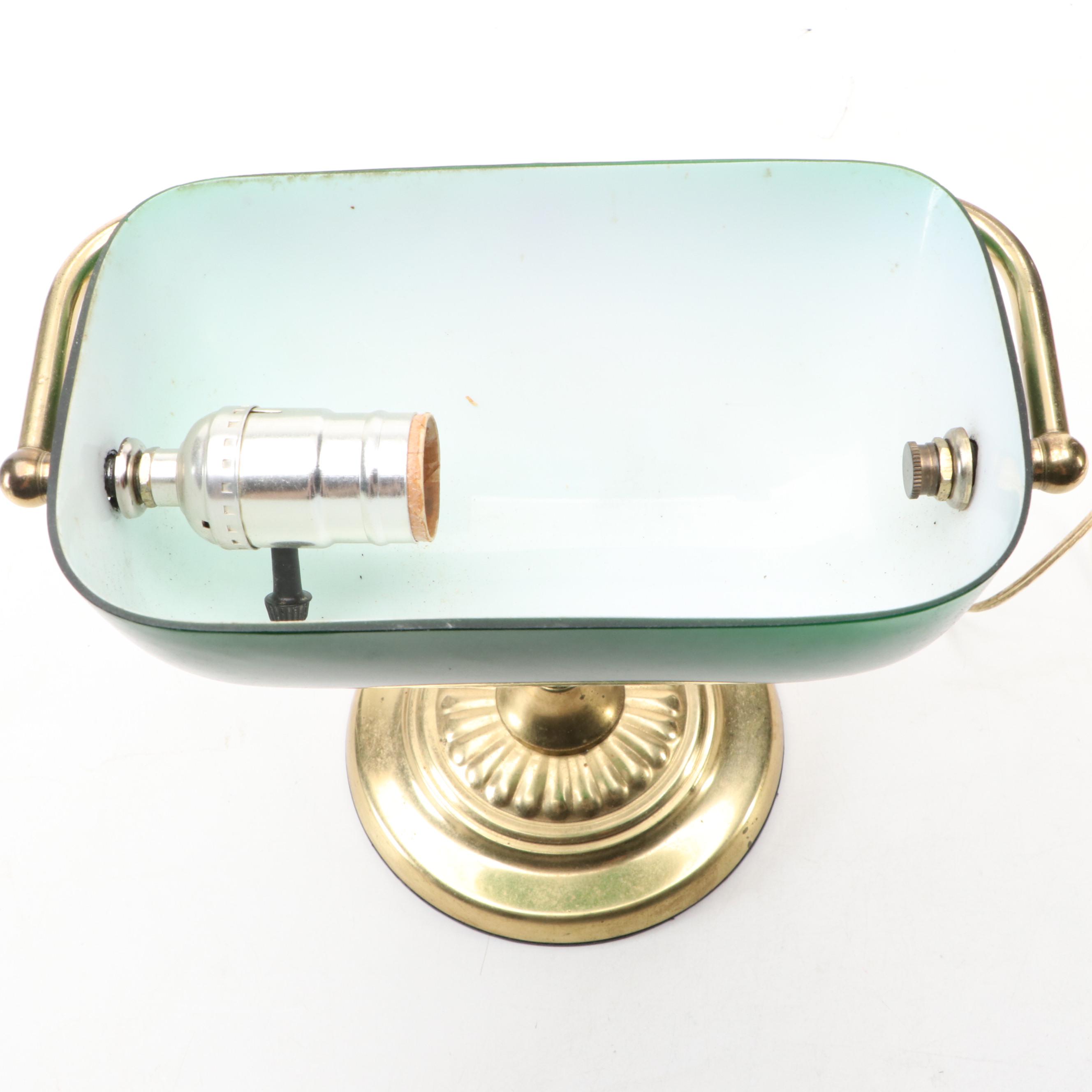 Banker's Lamp, French Horn Bookends, Duck Tray, and More