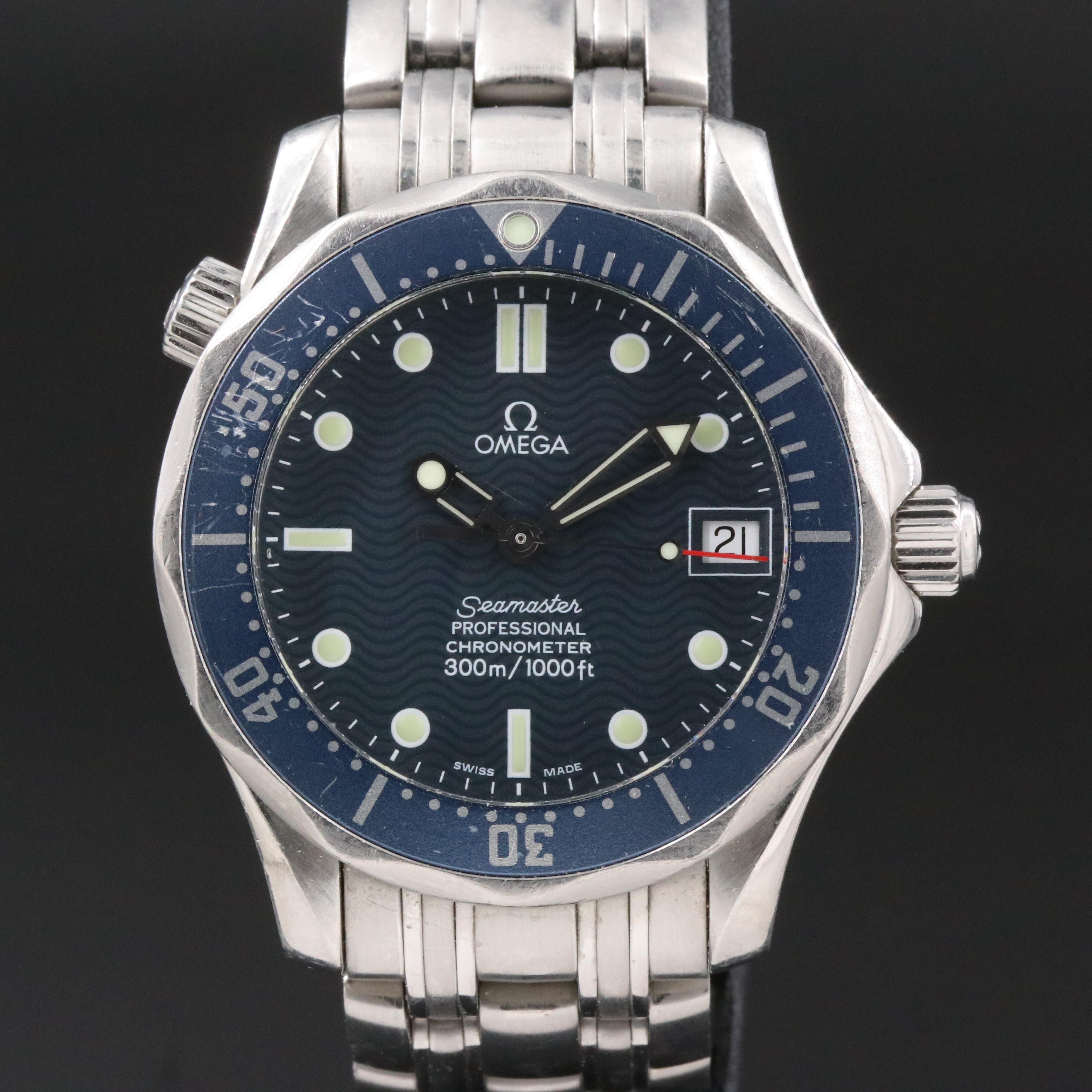 2006 Omega Seamaster 300m 2551.80.00 Mid Size Watch