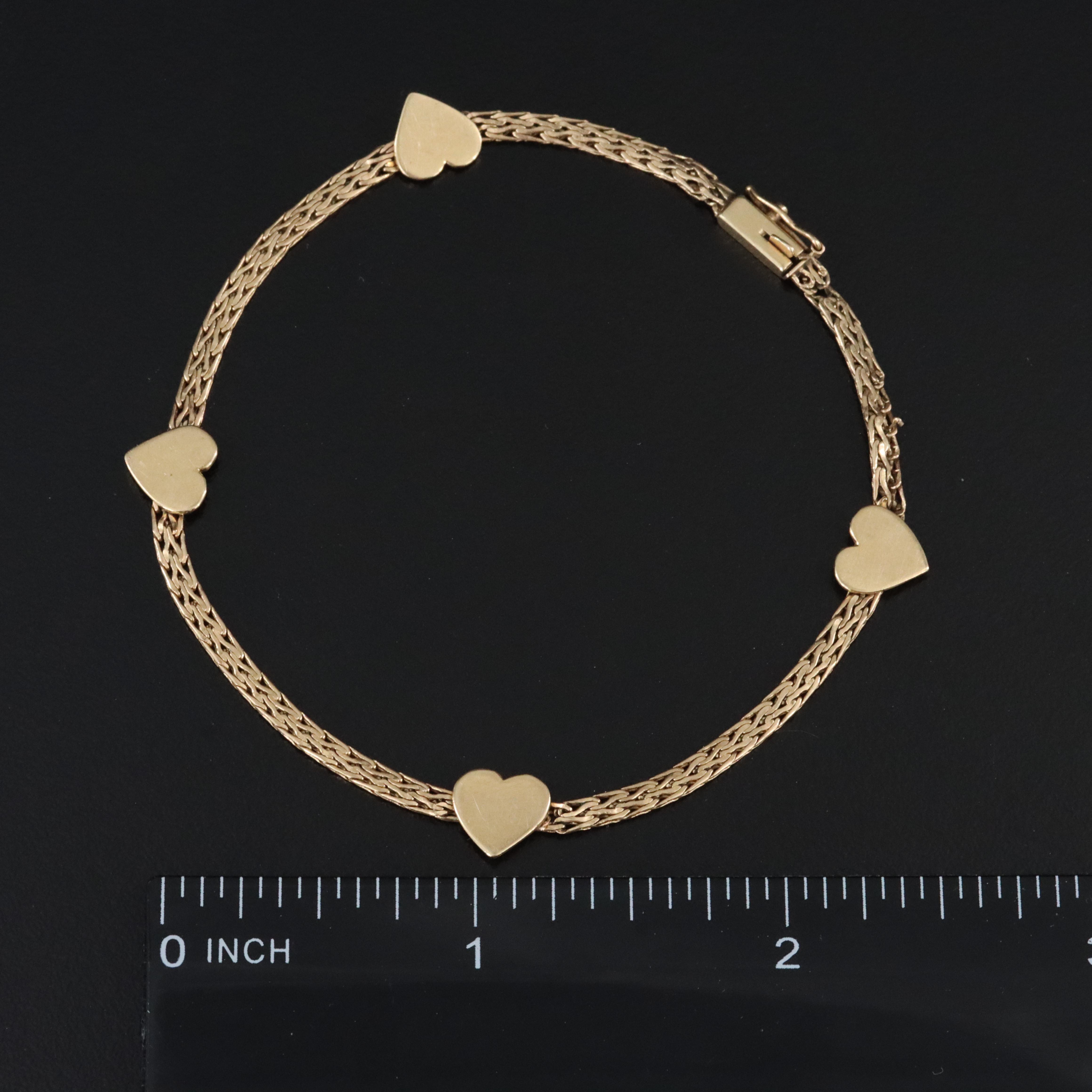 14K Heart Bracelet and Dog Pin with Dog Earrings and Components