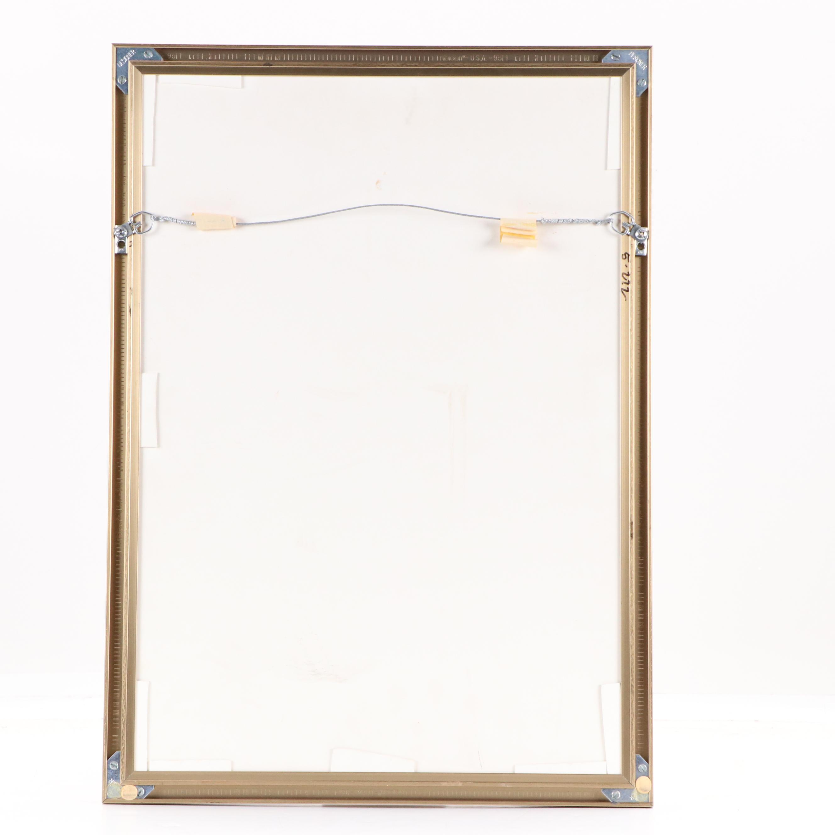 Indian Ganesha Manuscript Painting on Fabric, Late 19th/ Early 20th Century