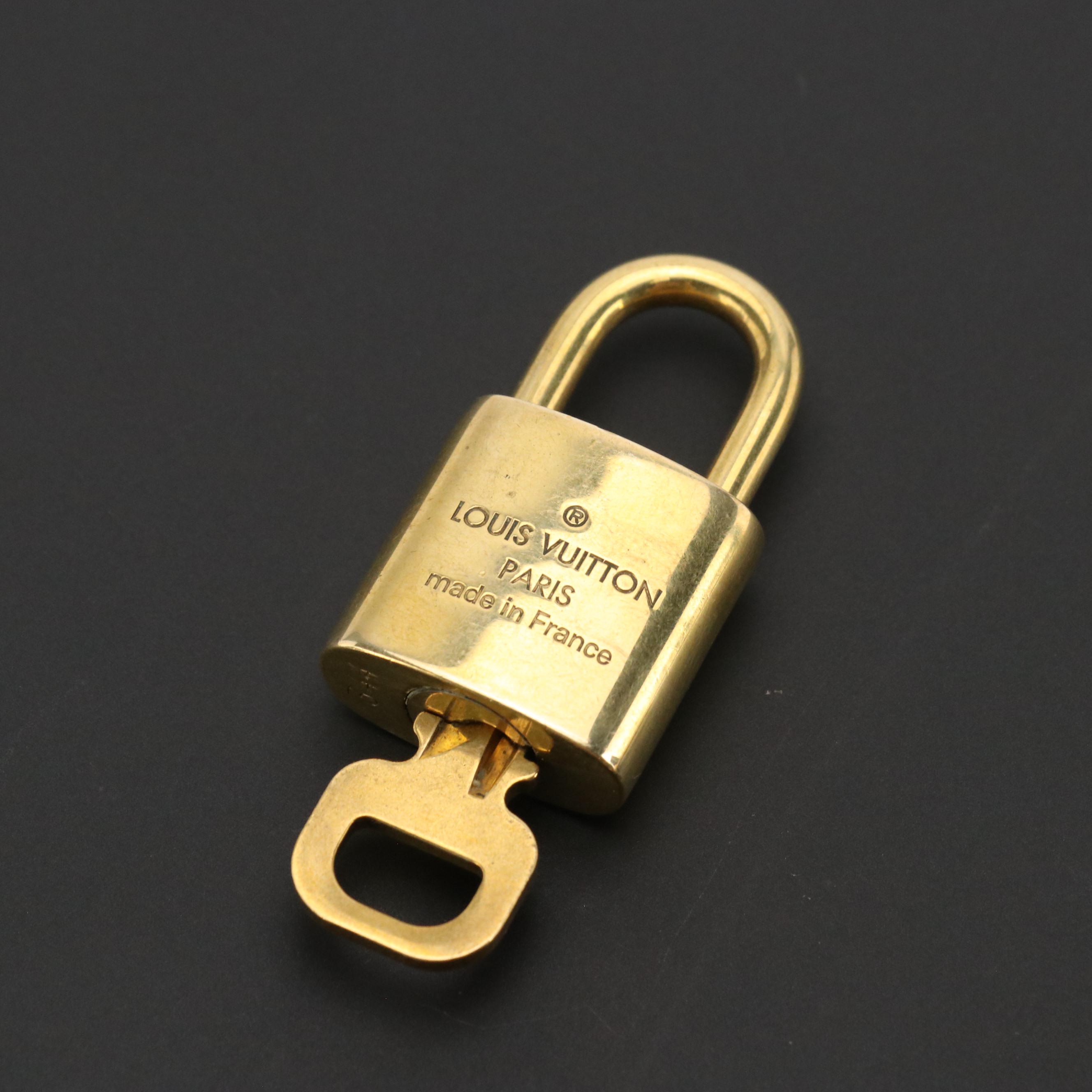 Louis Vuitton 300-Series Brass Padlock and Key Sets