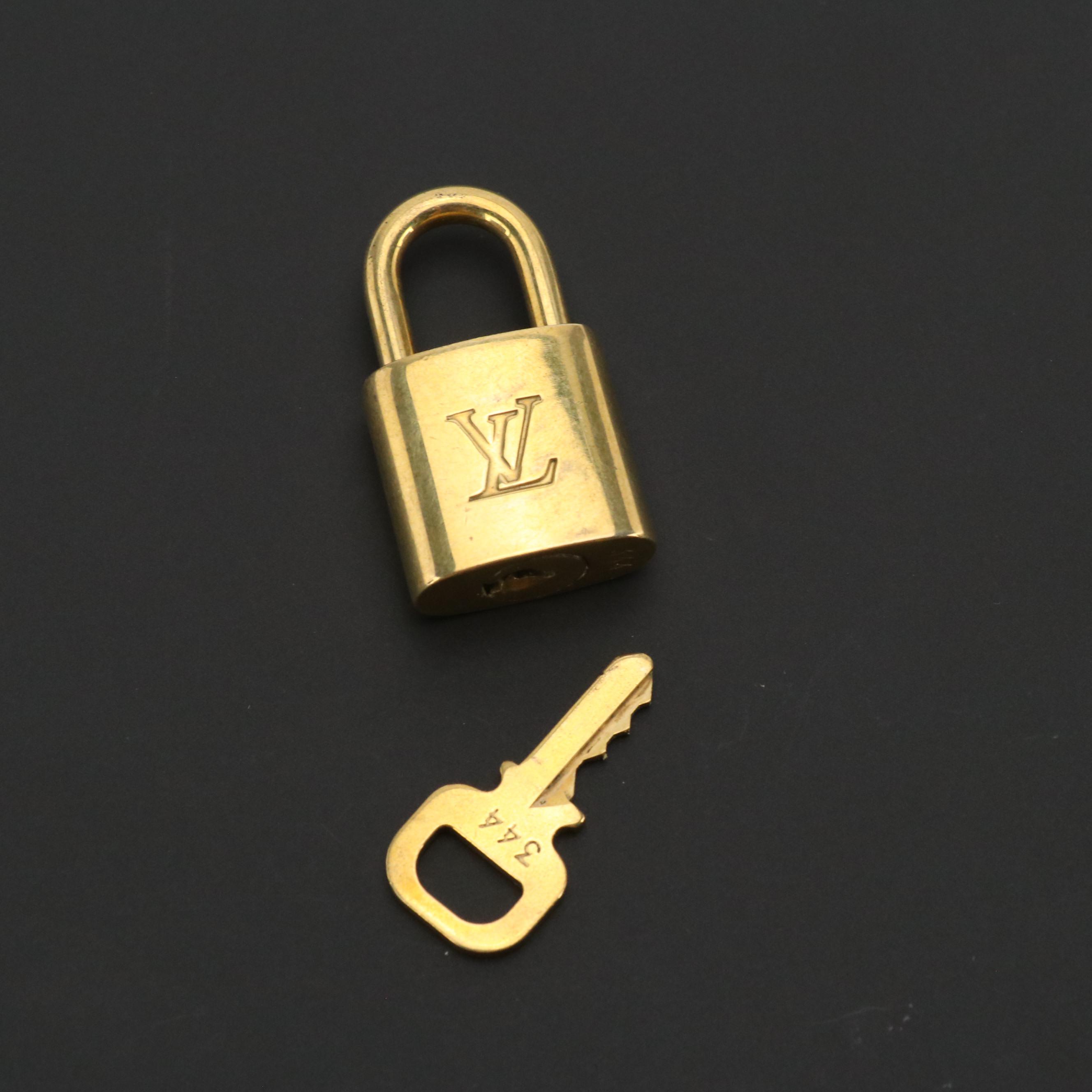 Louis Vuitton 300-Series Brass Padlock and Key Sets
