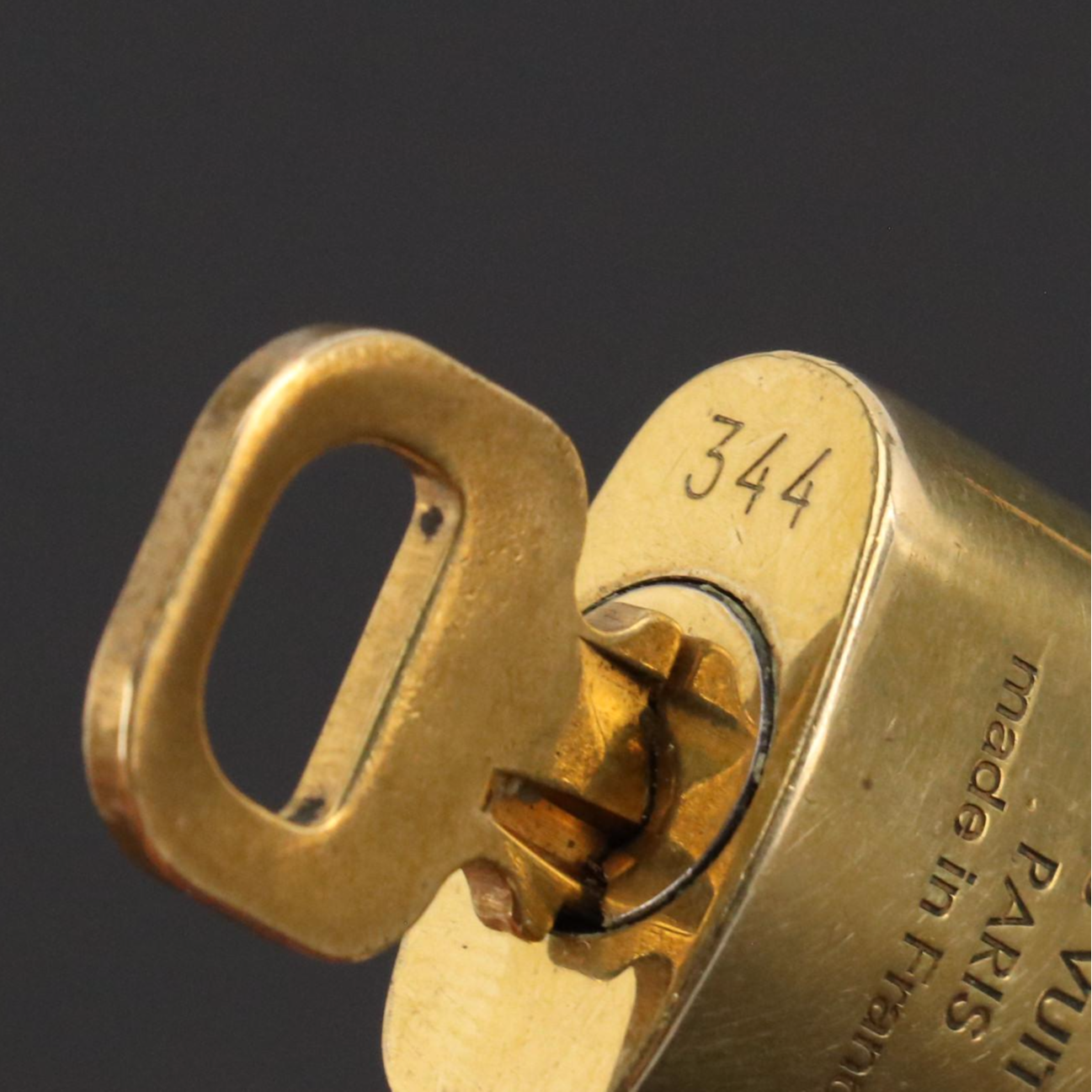 Louis Vuitton 300-Series Brass Padlock and Key Sets