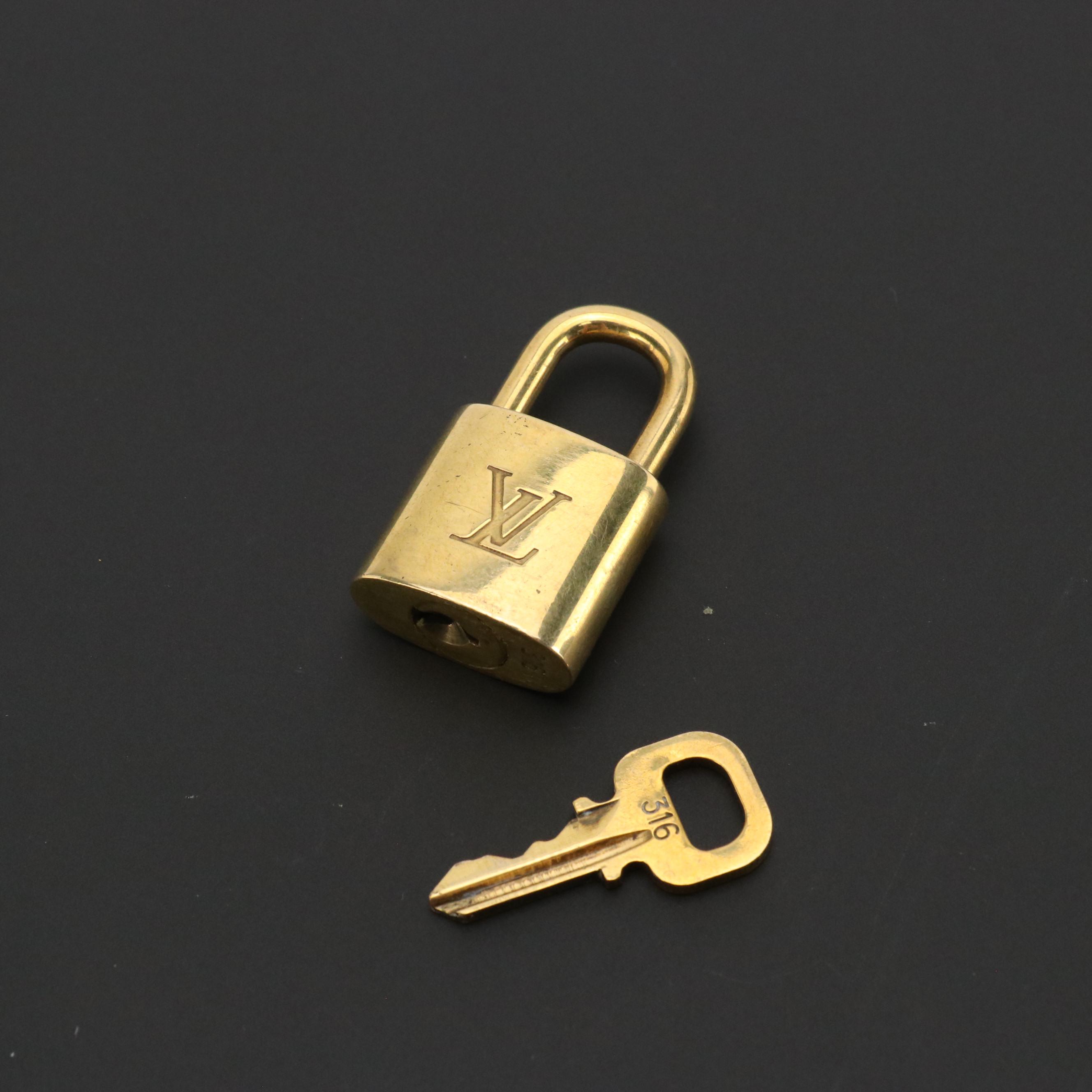 Louis Vuitton 300-Series Brass Padlock and Key Sets