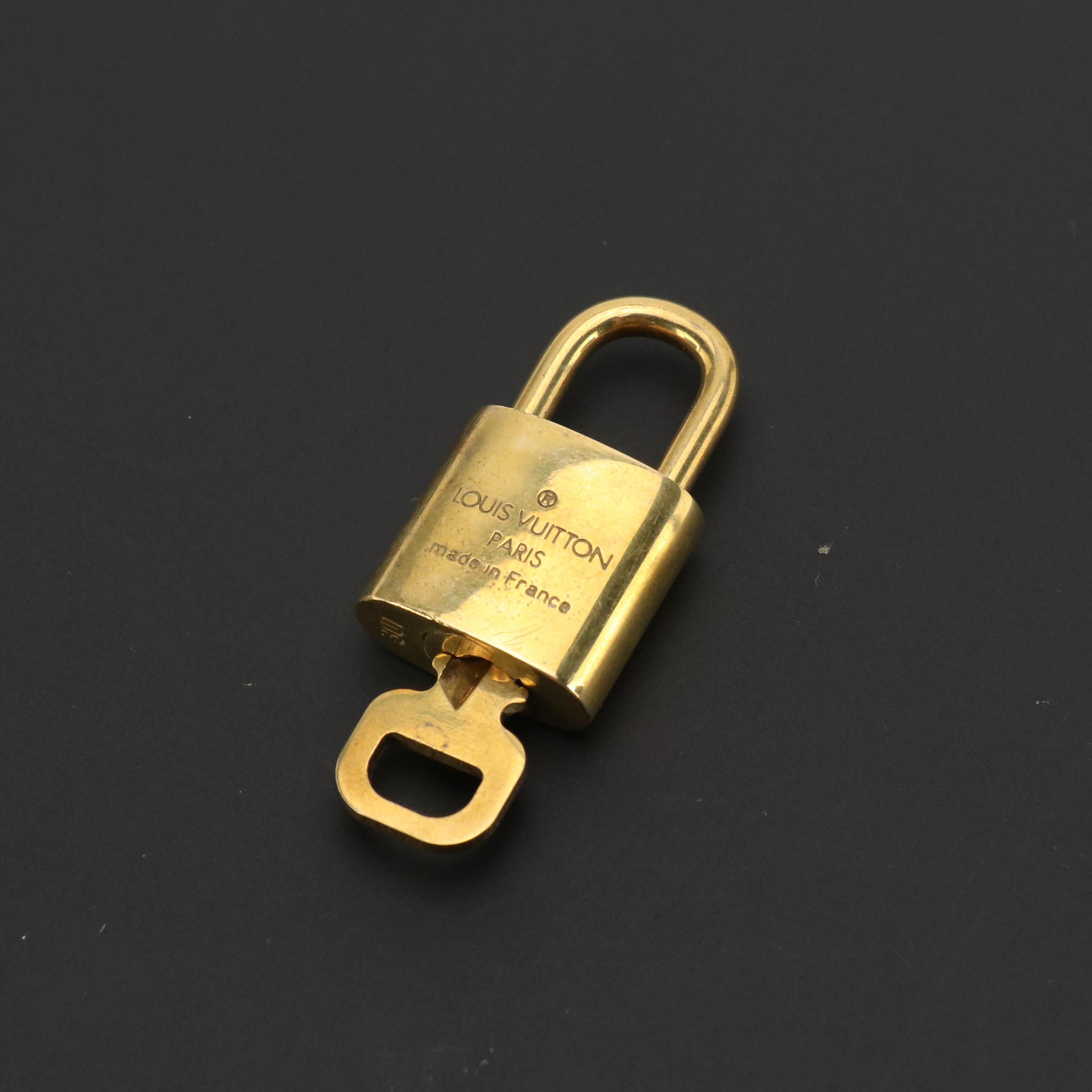 Louis Vuitton 300-Series Brass Padlock and Key Sets