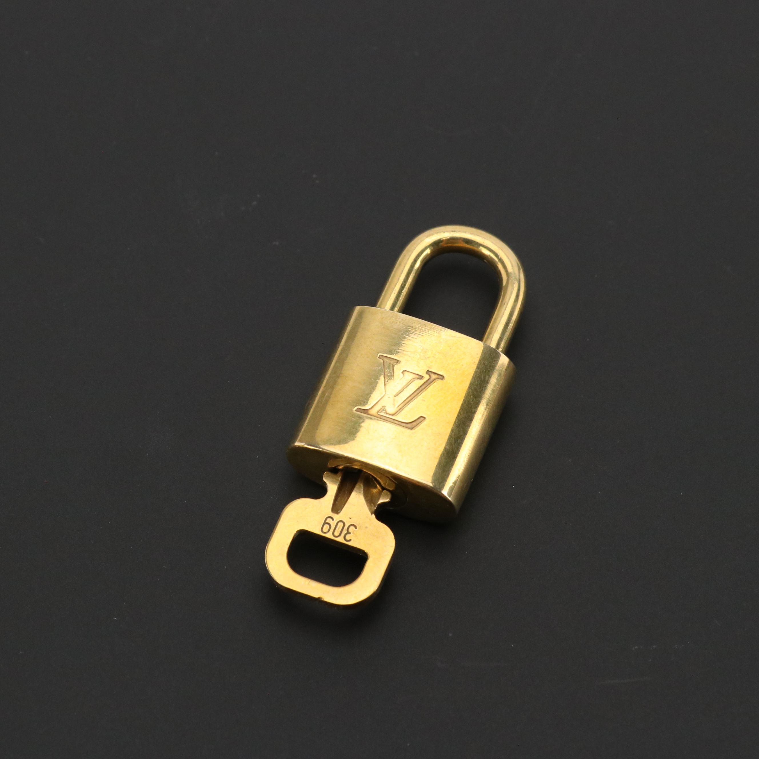 Louis Vuitton 300-Series Brass Padlock and Key Sets