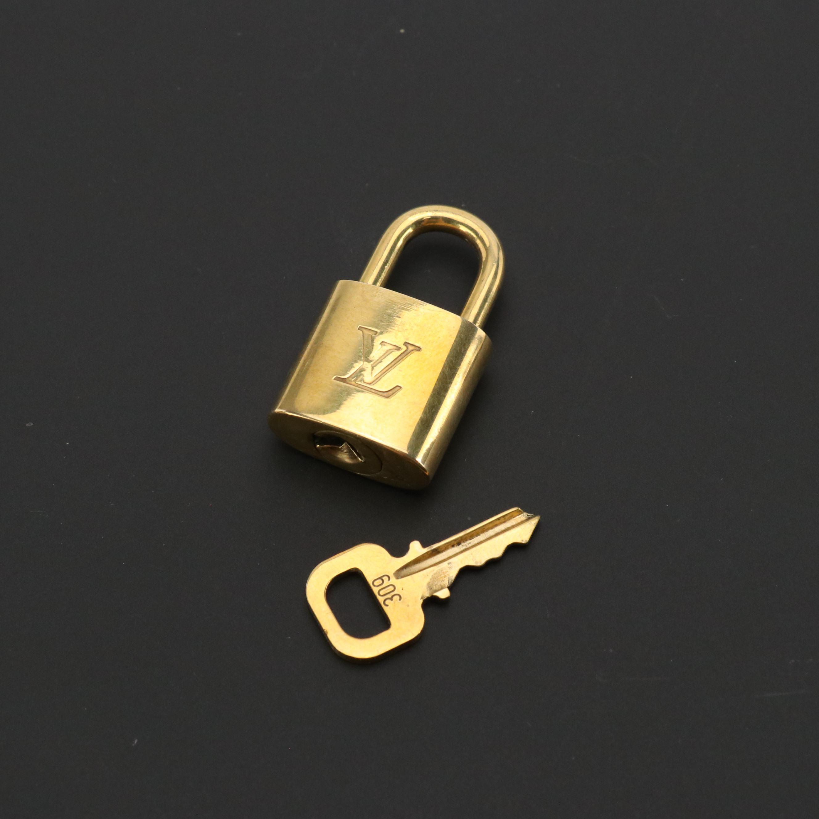 Louis Vuitton 300-Series Brass Padlock and Key Sets