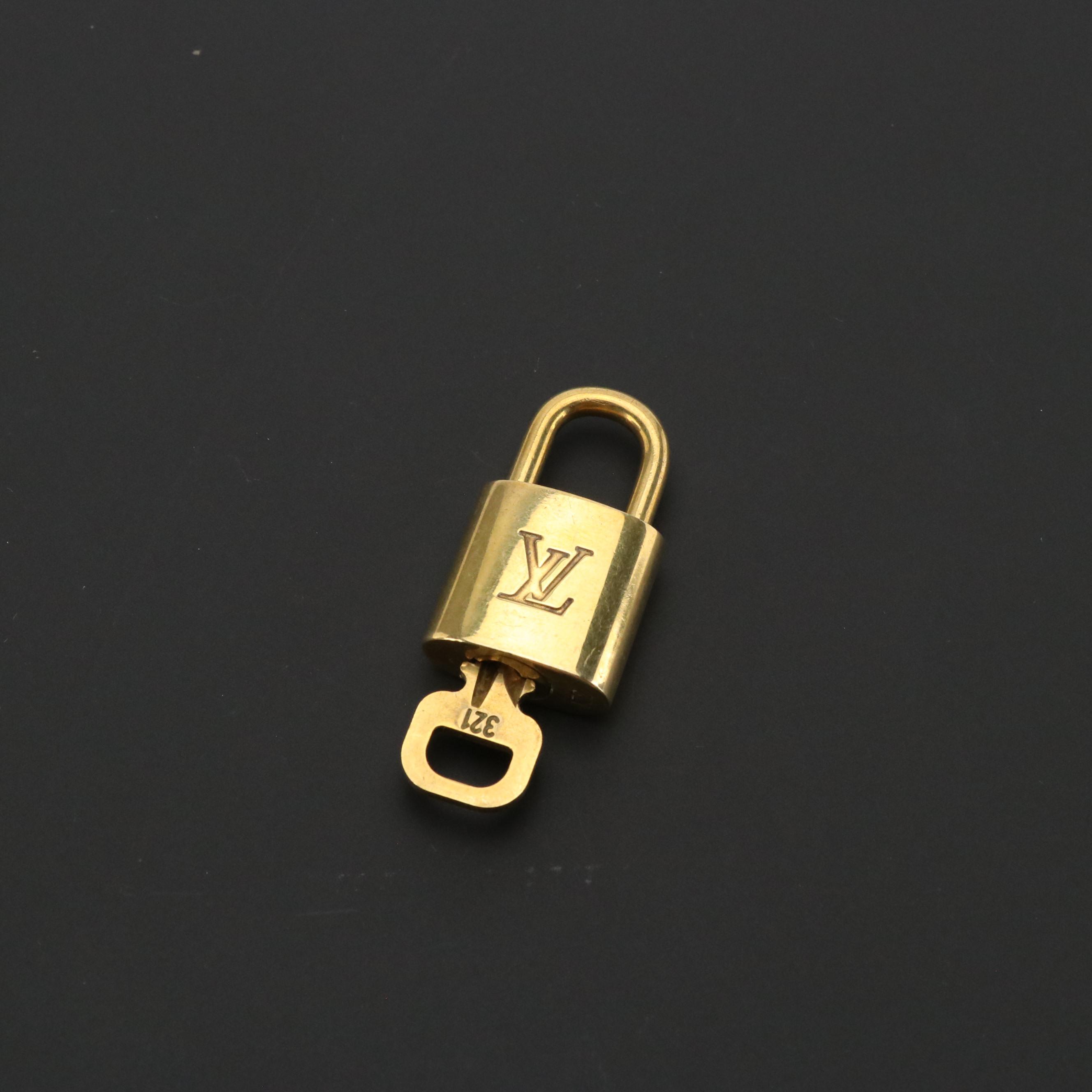 Louis Vuitton 300-Series Brass Padlock and Key Sets