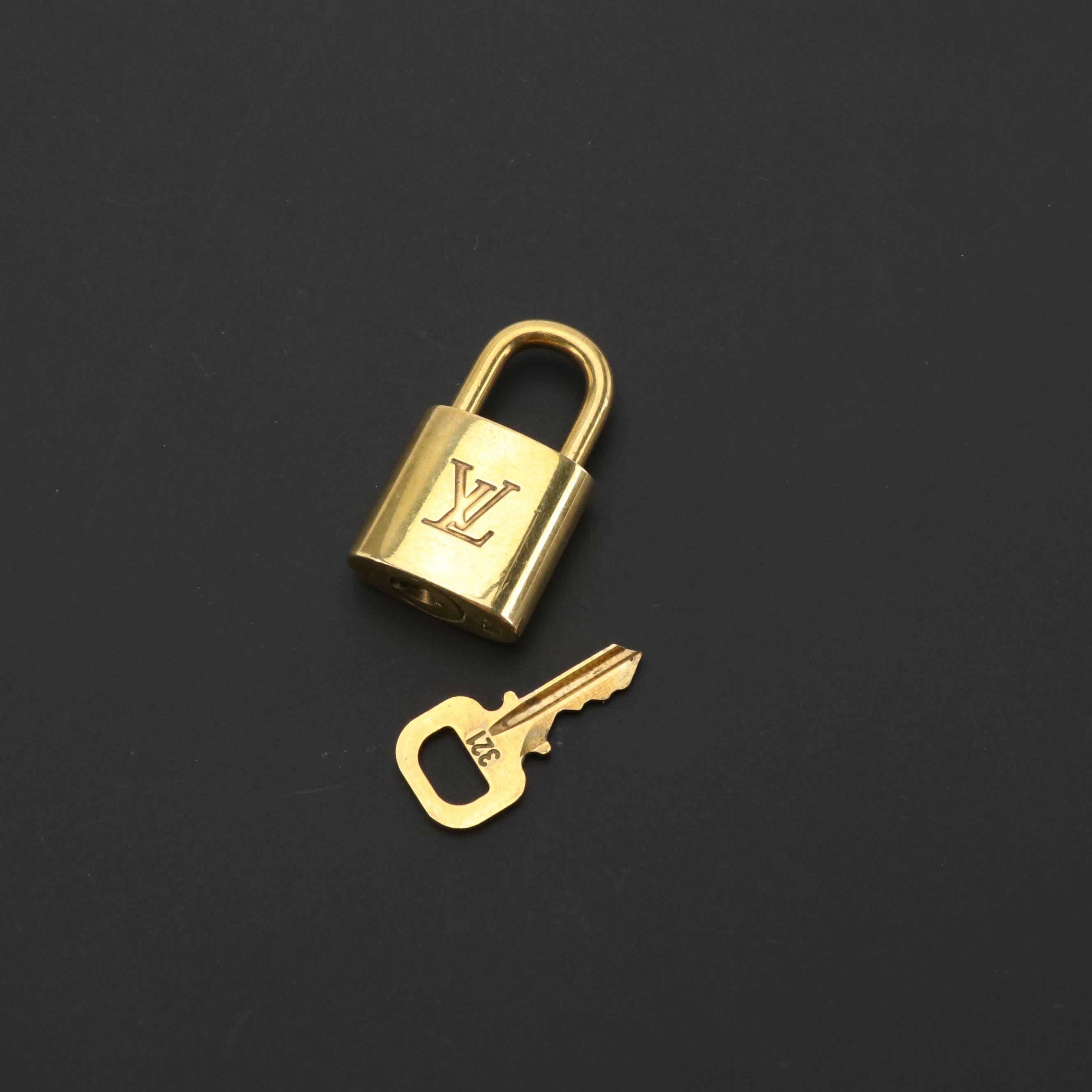 Louis Vuitton 300-Series Brass Padlock and Key Sets
